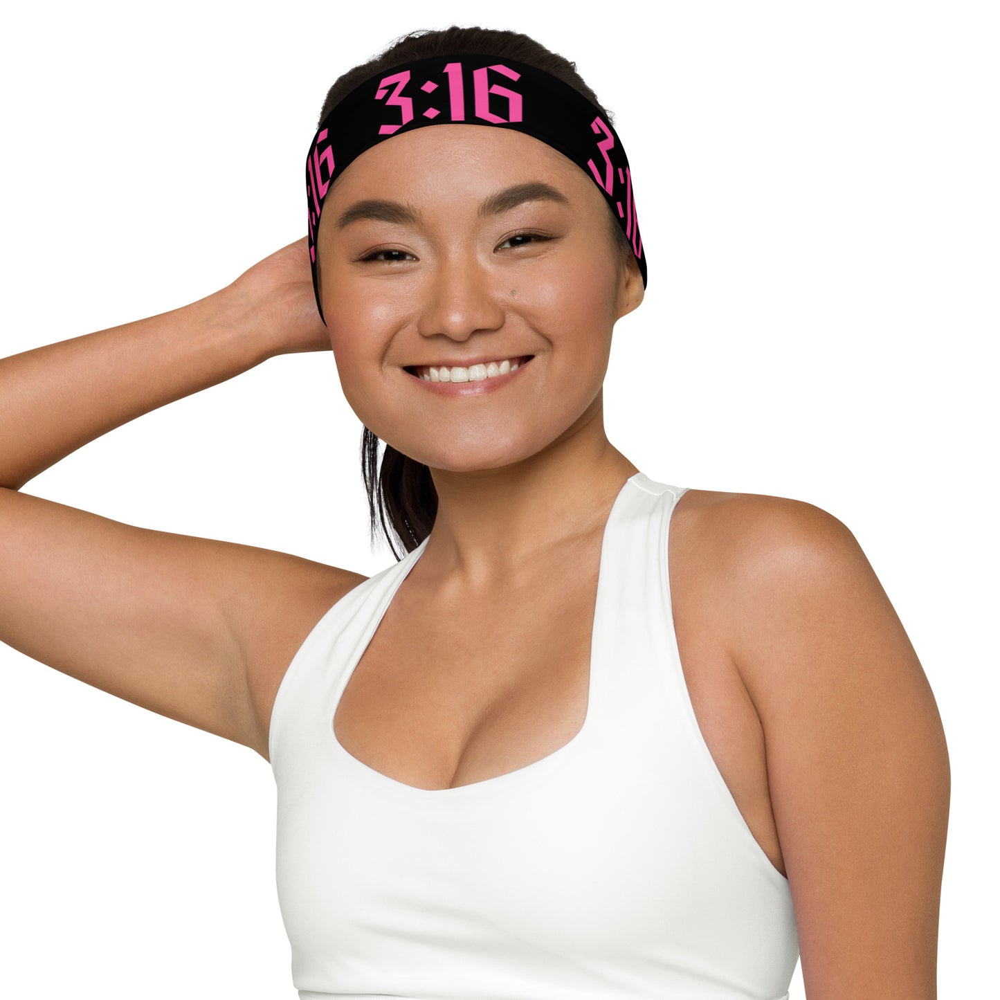 3:16 all-over print headband