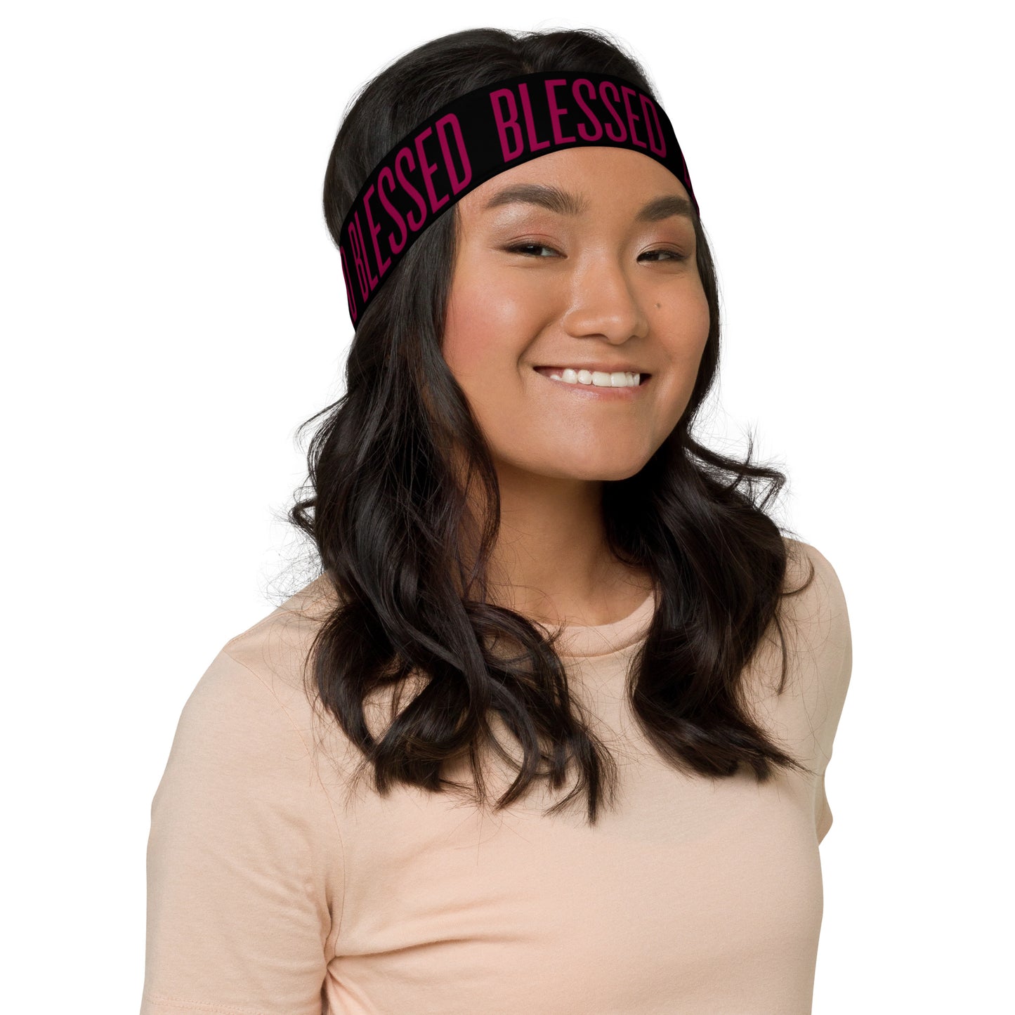 Blessed all-over print headband