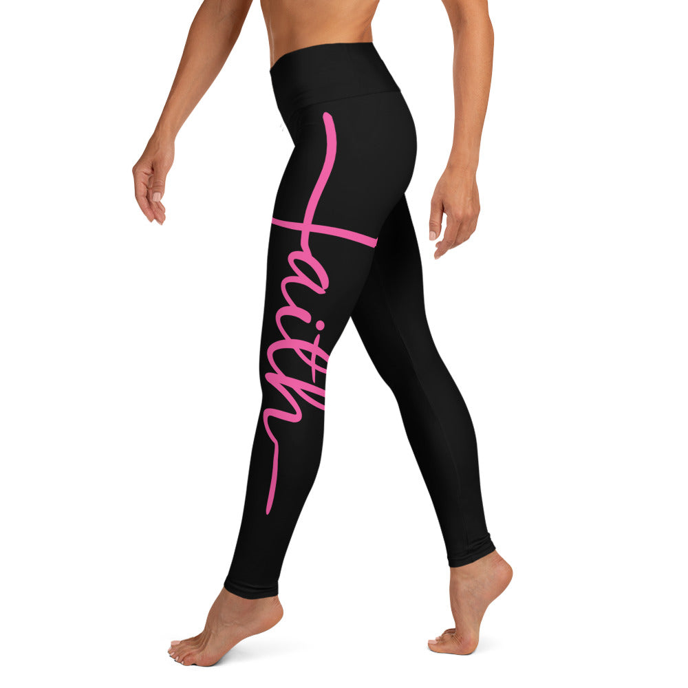 Faith Yoga Leggings - Black
