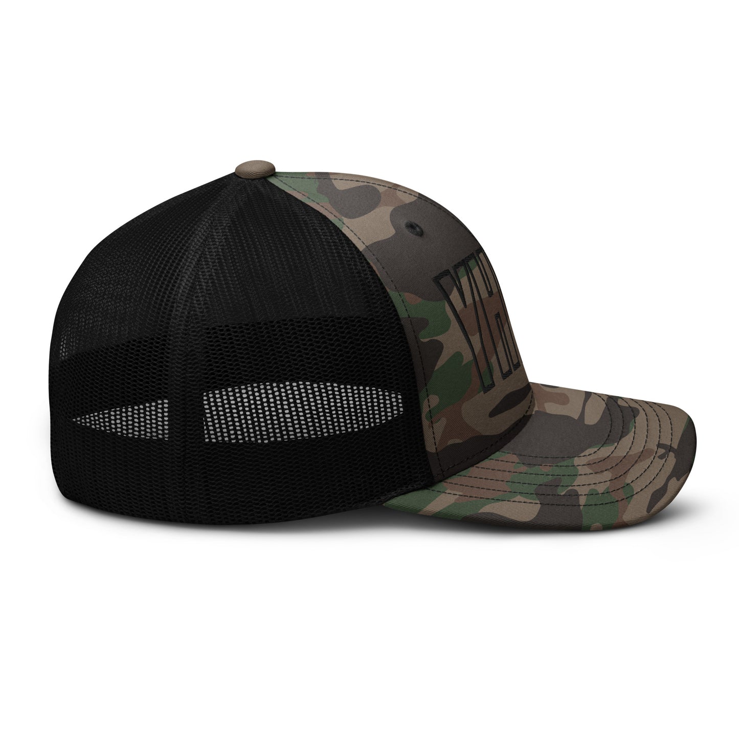 YHWH Camouflage trucker hat