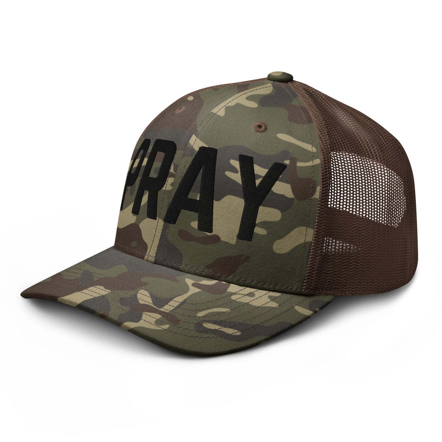 Pray Camouflage trucker hat