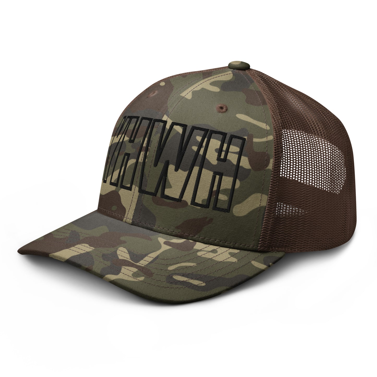 YHWH Camouflage trucker hat