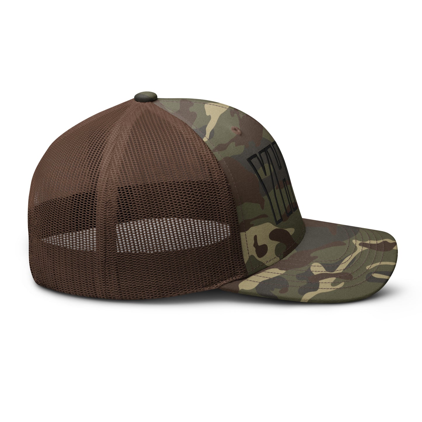 YHWH Camouflage trucker hat