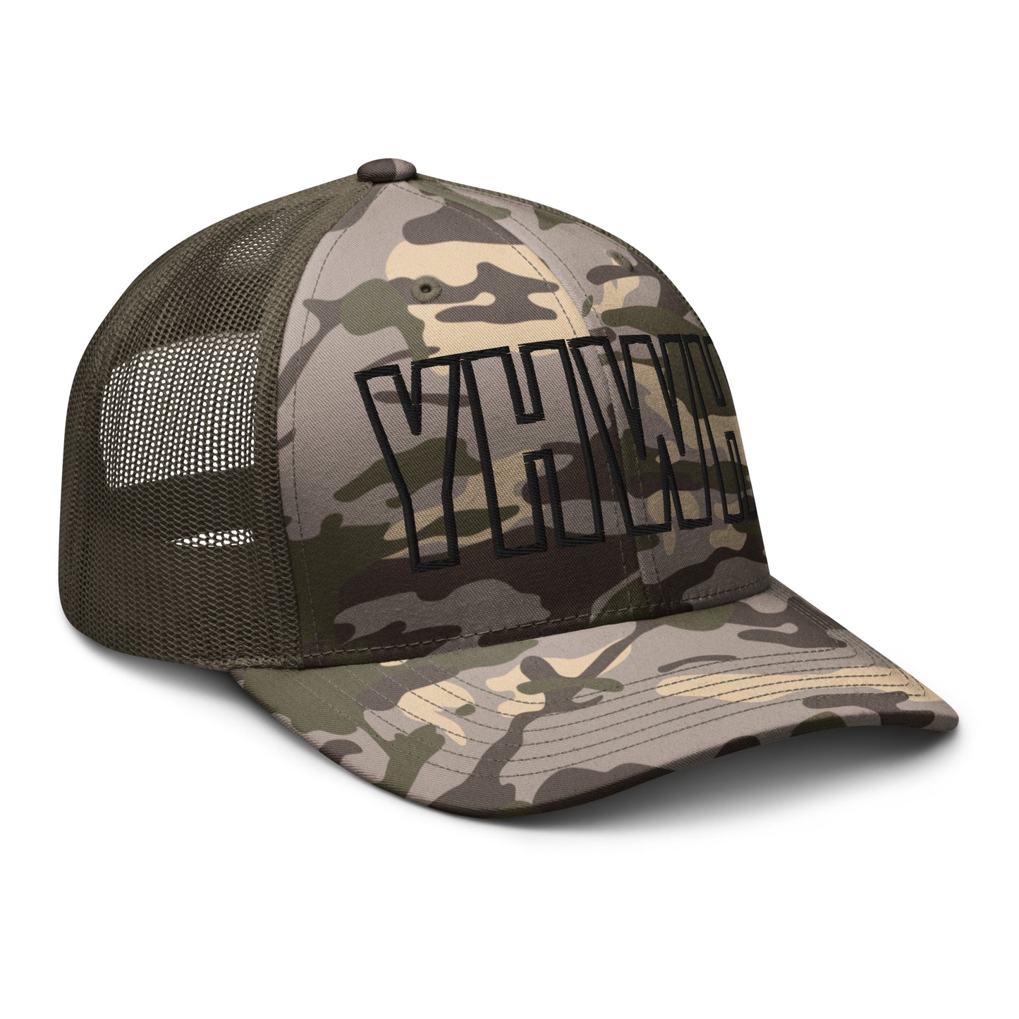 YHWH Camouflage trucker hat