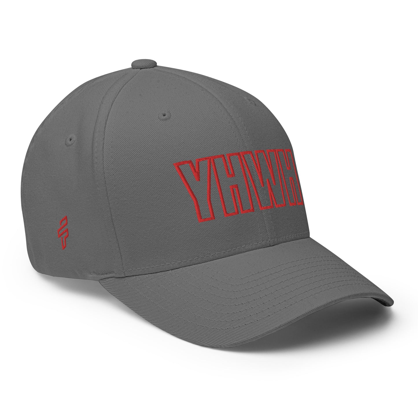 YHWH Structured Flex Fit Hat (Red)