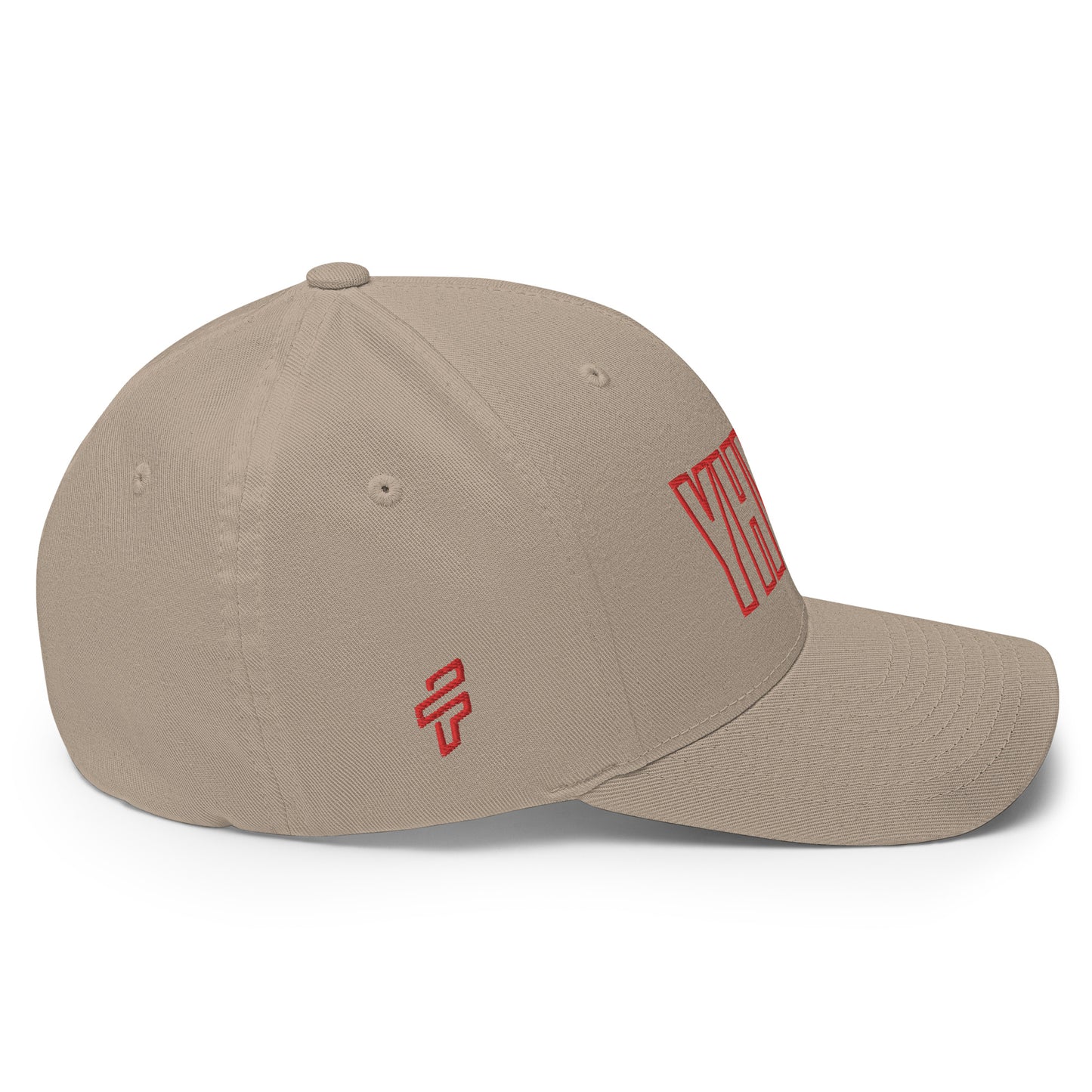 YHWH Structured Flex Fit Hat (Red)