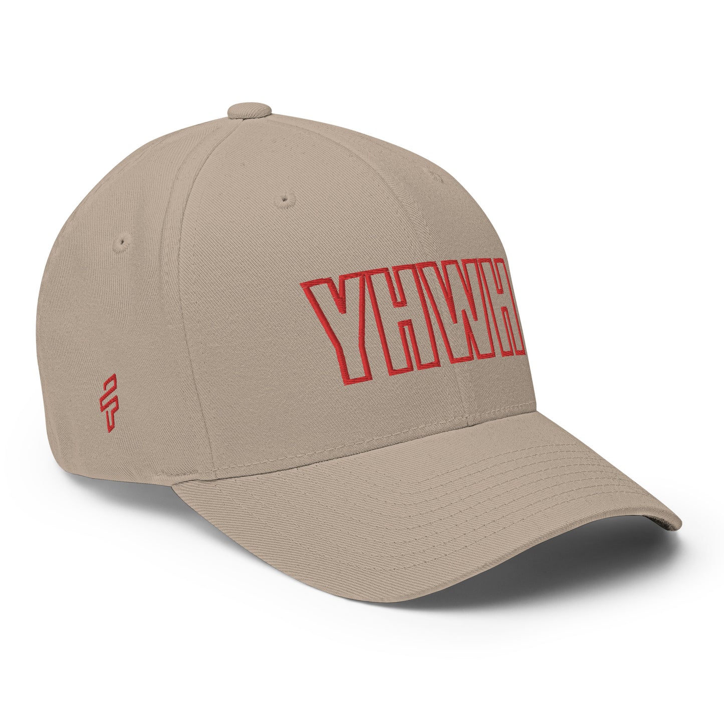 YHWH Structured Flex Fit Hat (Red)