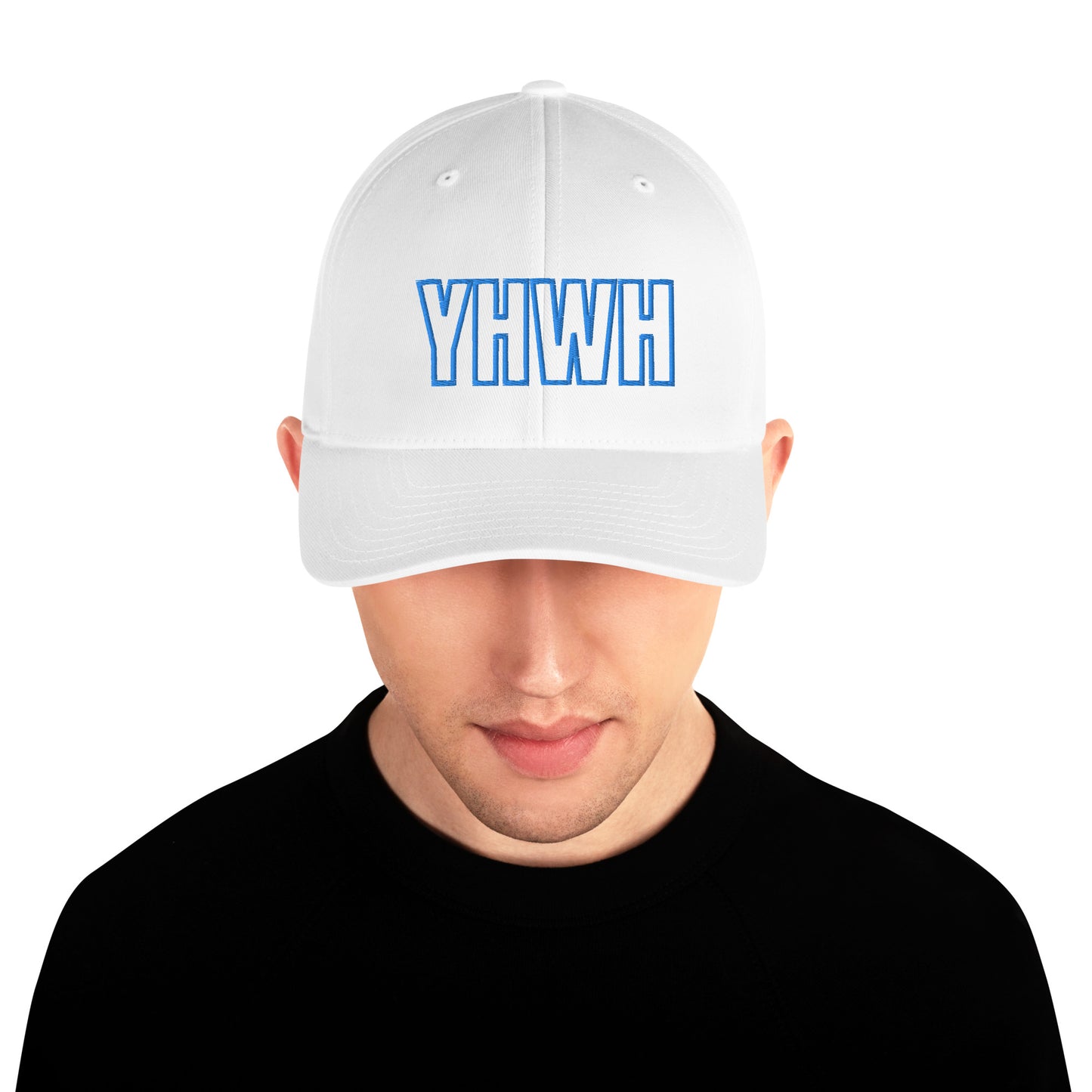YHWH Structured Flex Fit Hat
