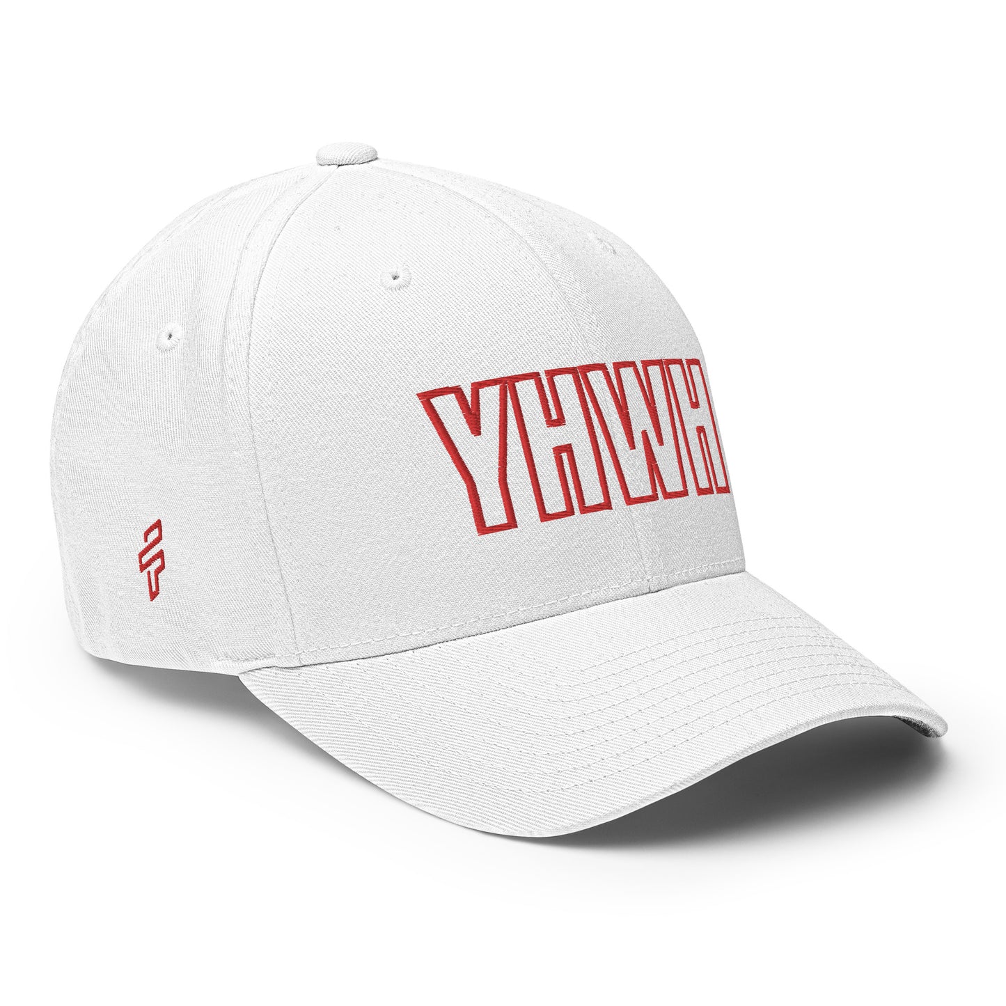 YHWH Structured Flex Fit Hat (Red)