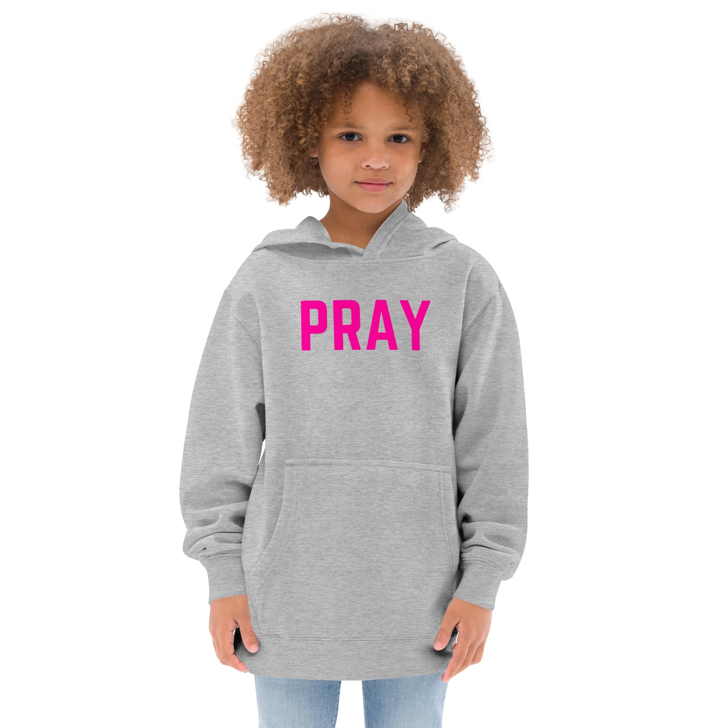 Pray Kids fleece hoodie