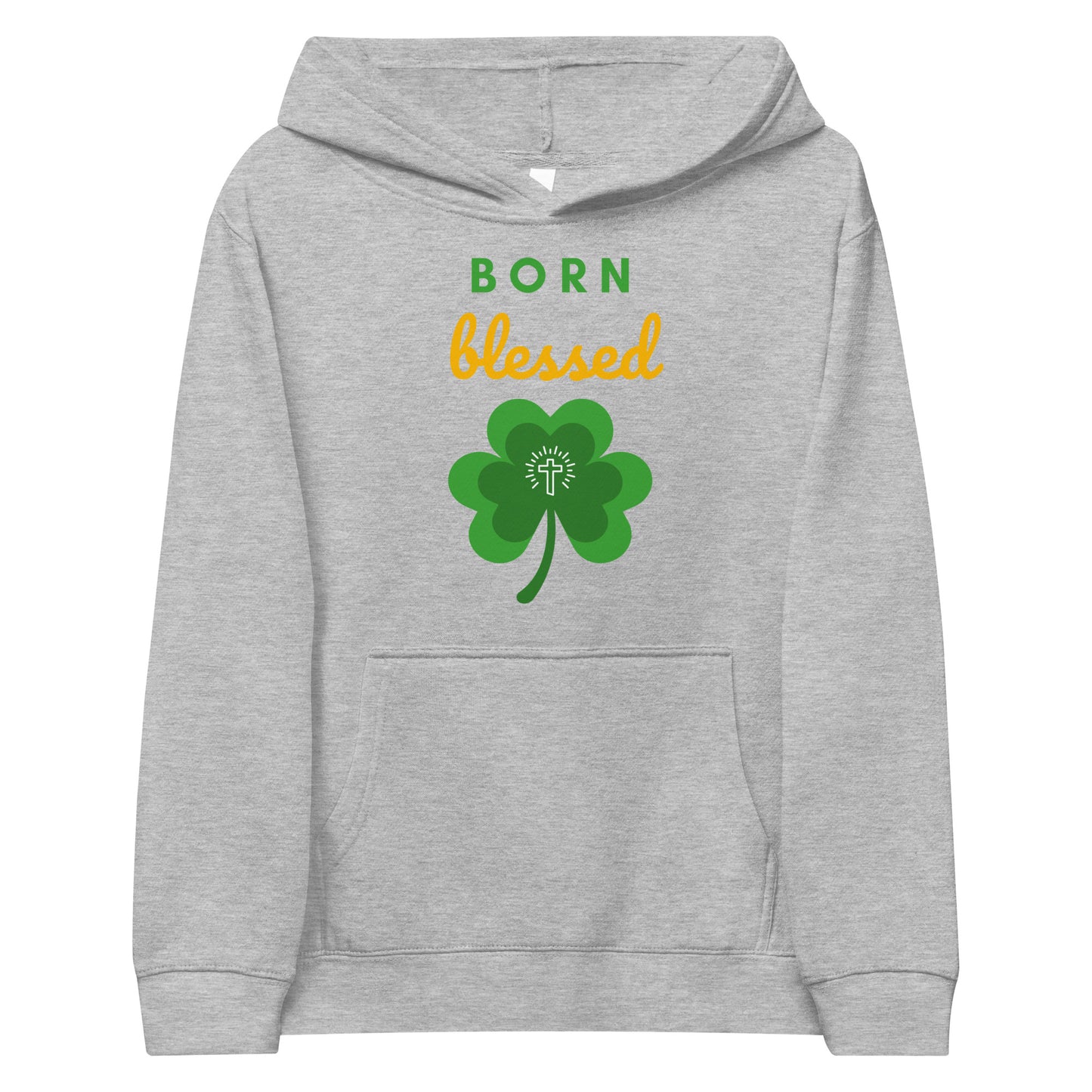 Born Blessed Kids fleece hoodie