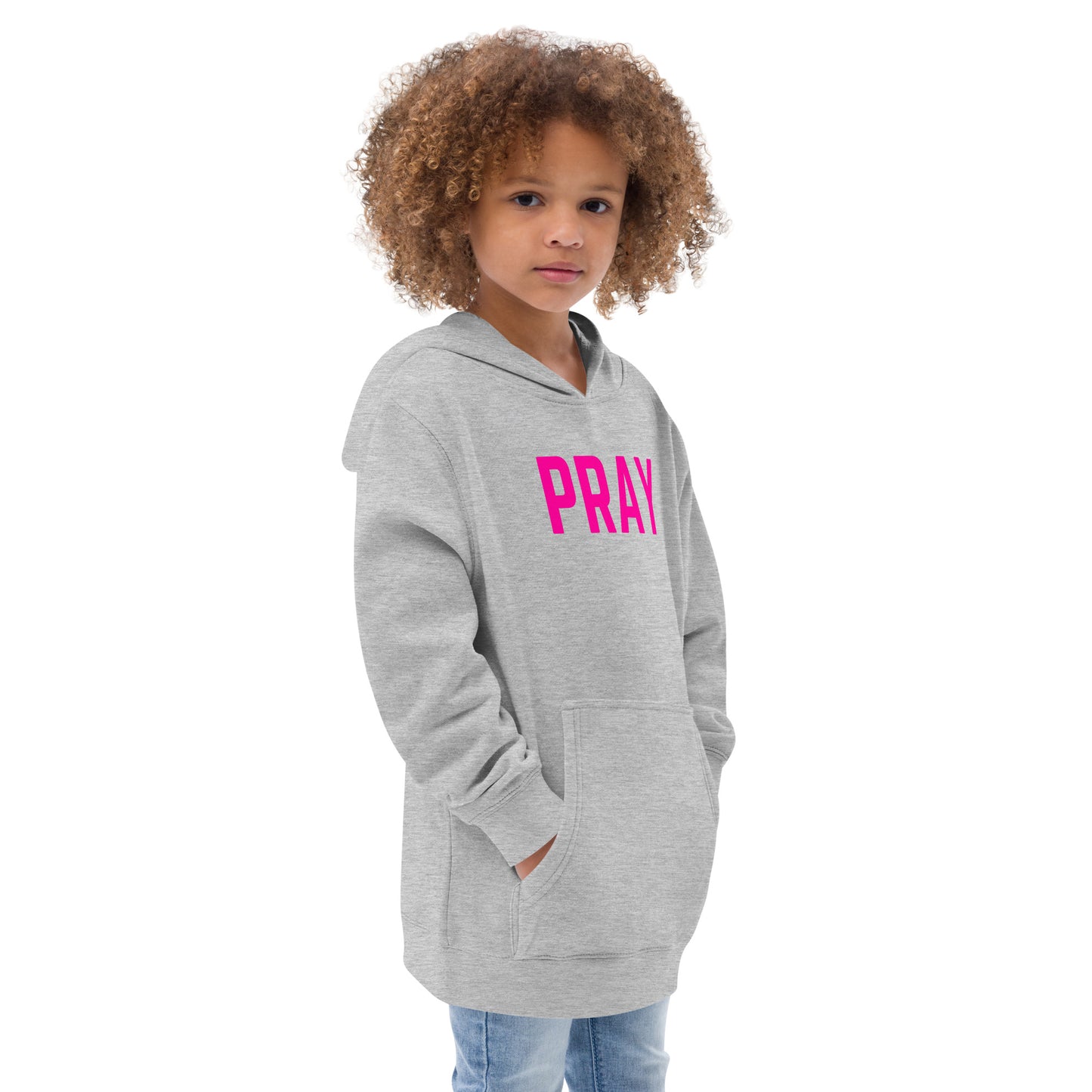 Pray Kids fleece hoodie