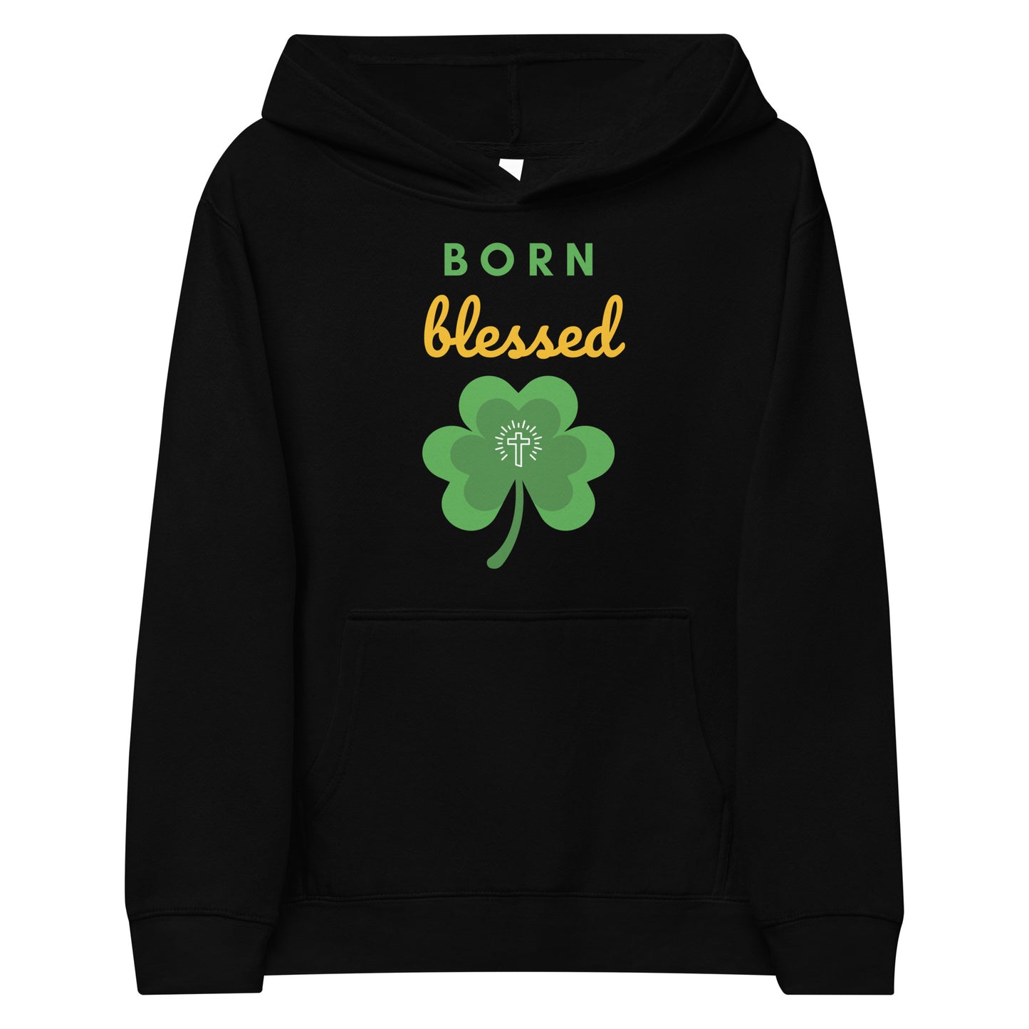 Born Blessed Kids fleece hoodie