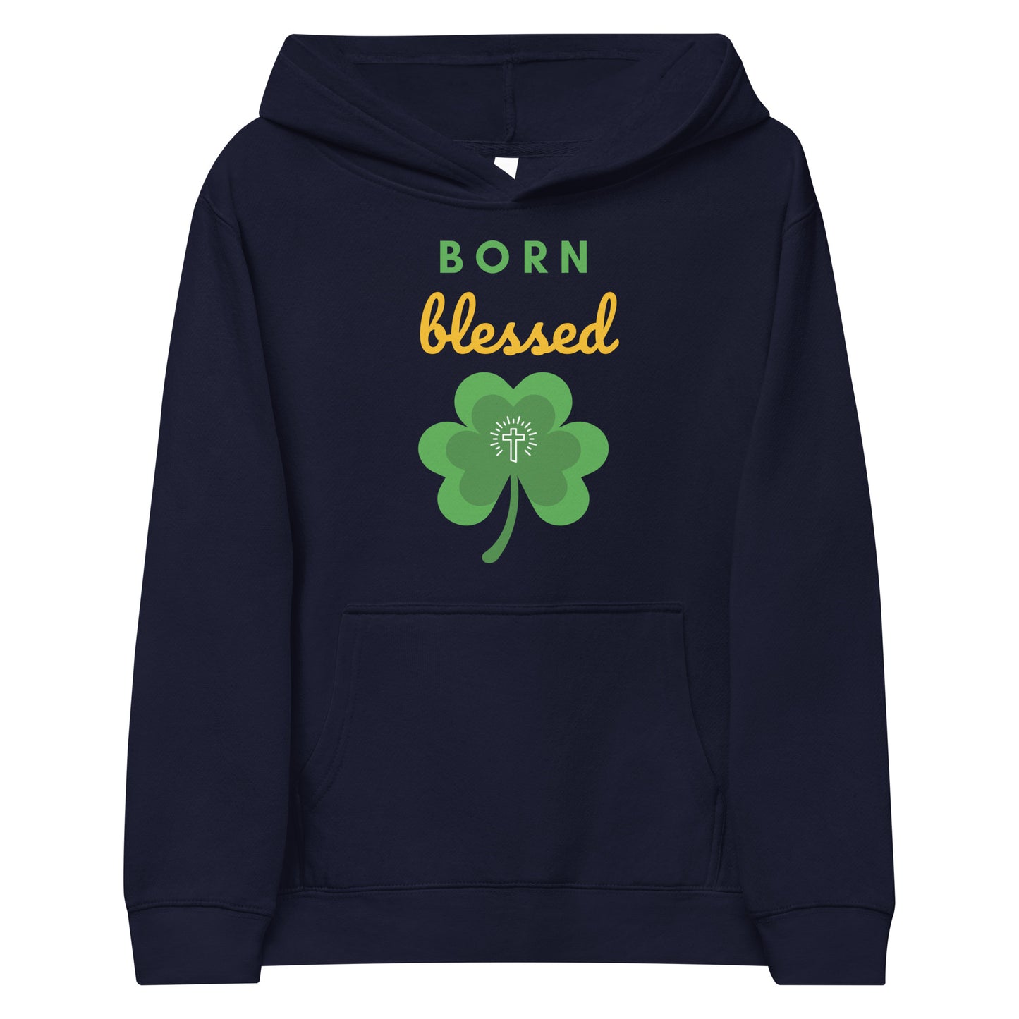 Born Blessed Kids fleece hoodie