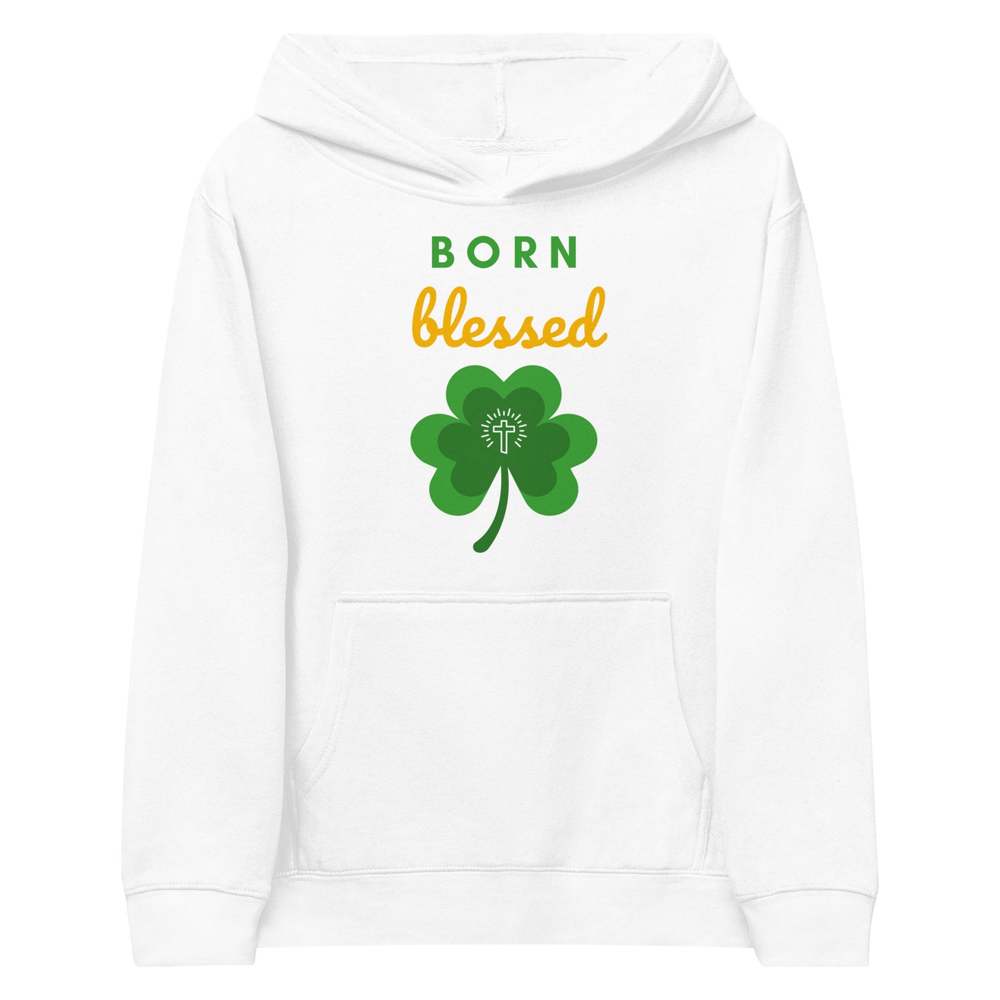 Born Blessed Kids fleece hoodie