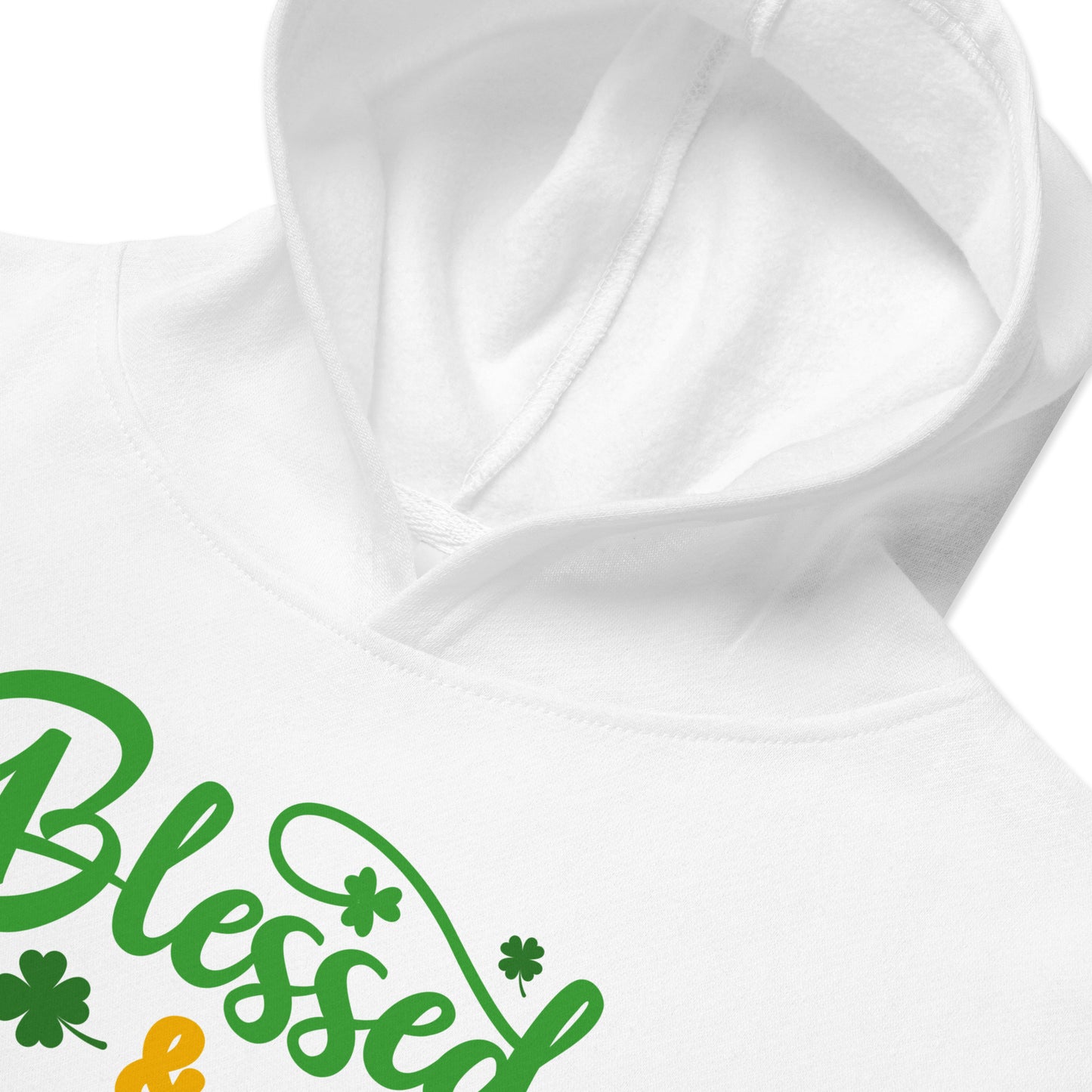 Blessed & Lucky Kids fleece hoodie