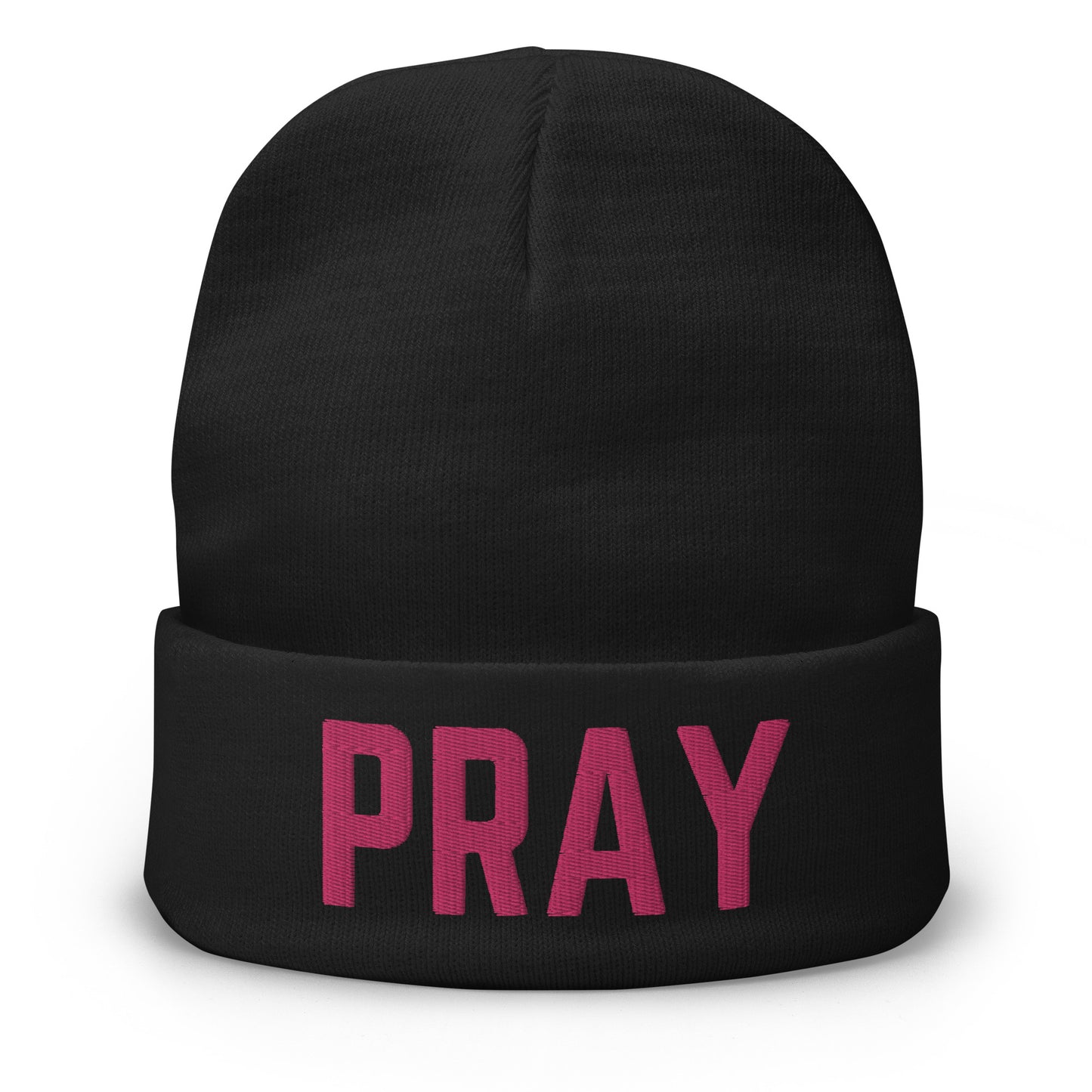 Pray Embroidered Beanie