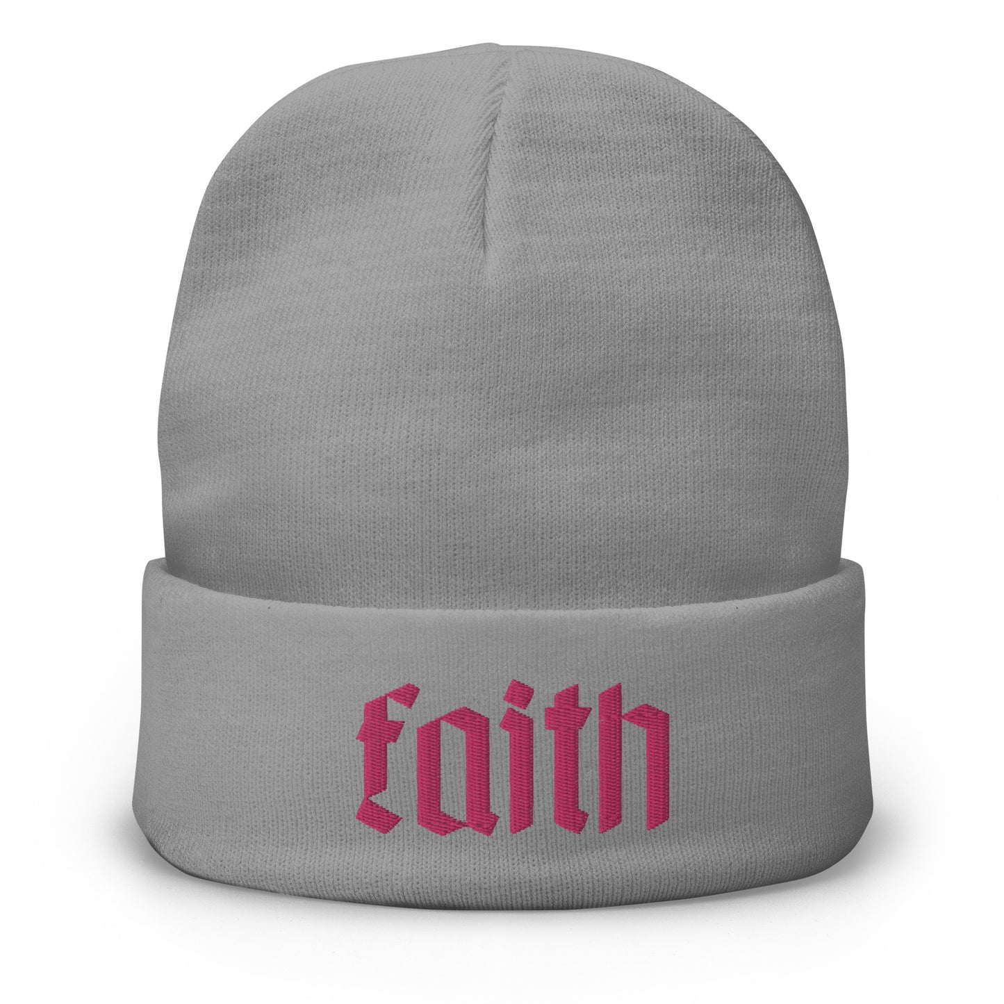 Faith Embroidered Beanie