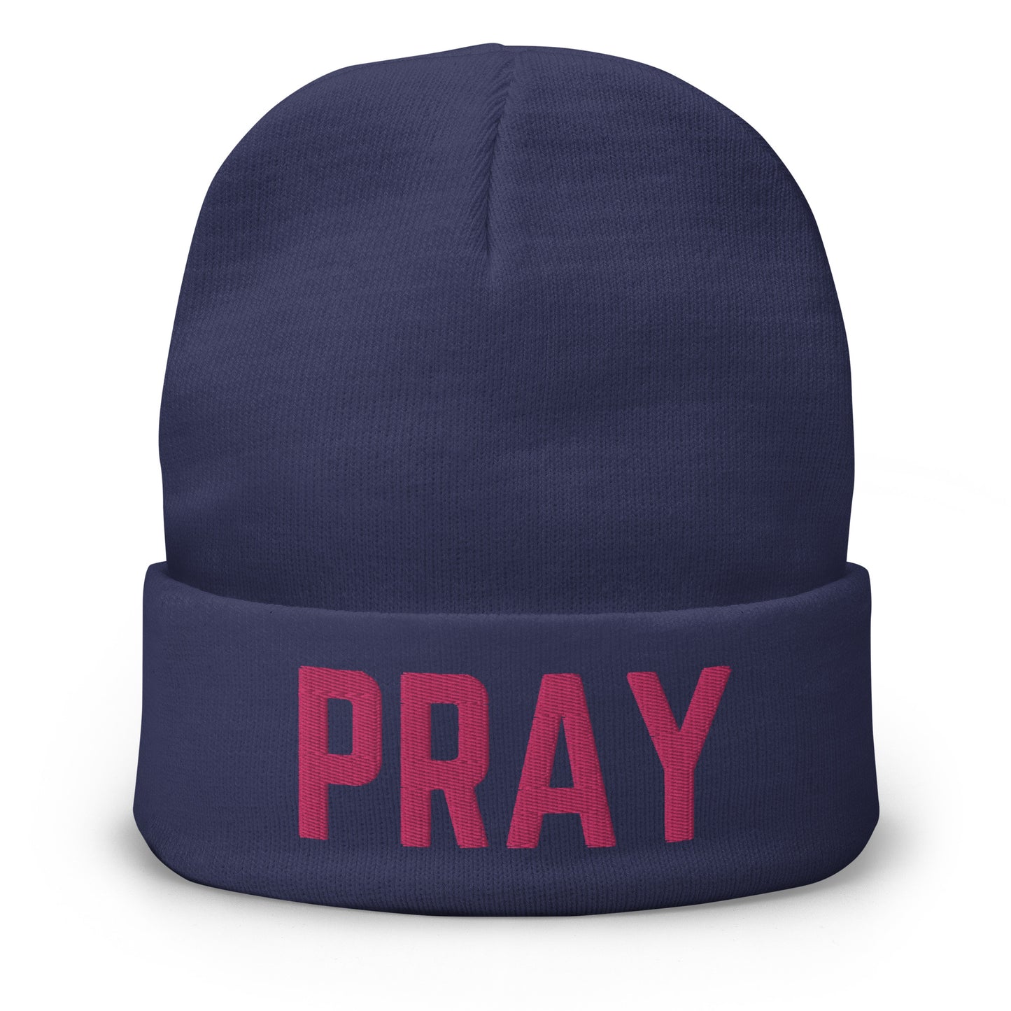Pray Embroidered Beanie