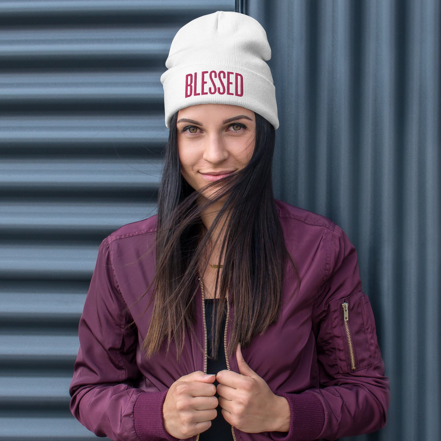 Blessed Embroidered Beanie