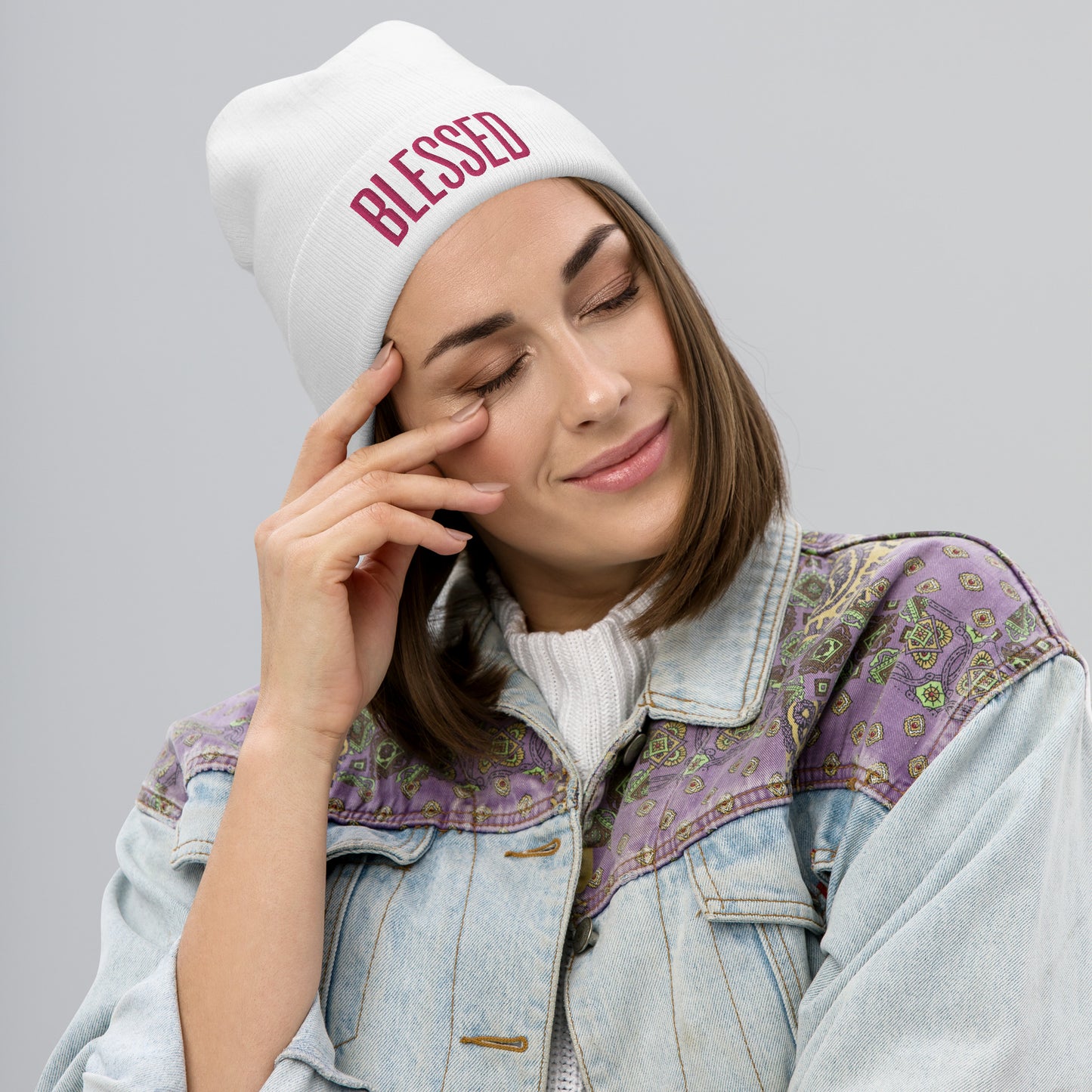 Blessed Embroidered Beanie