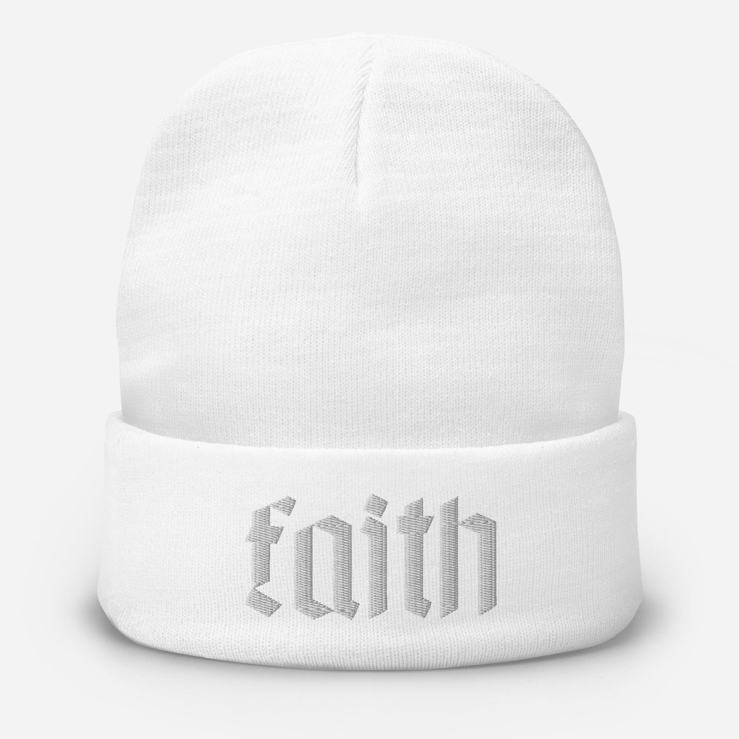 Pure Faith Embroidered Beanie
