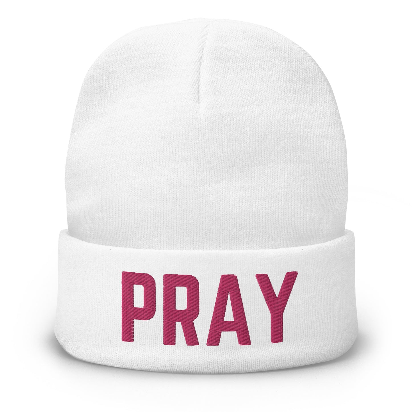 Pray Embroidered Beanie