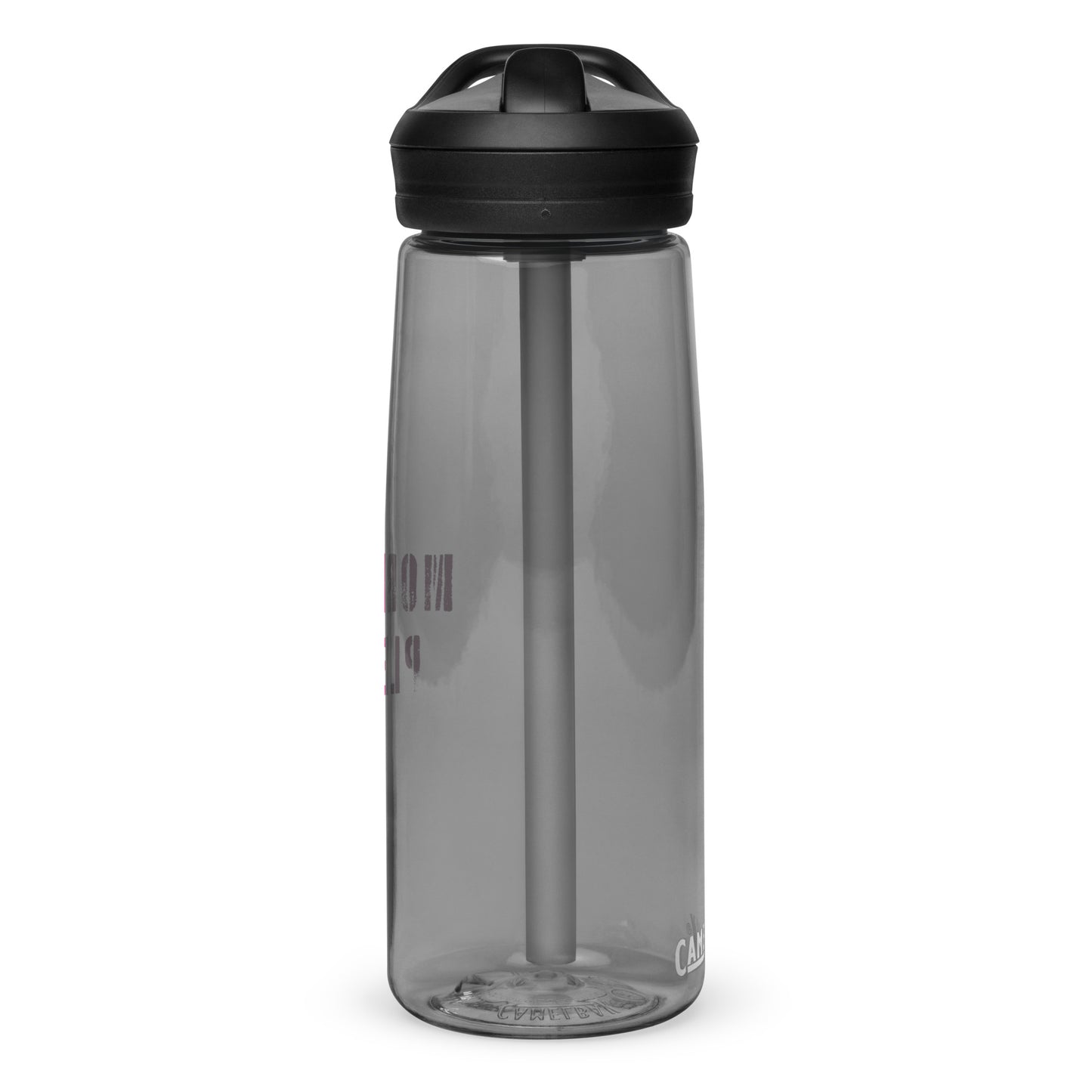 More God please sports water bottle