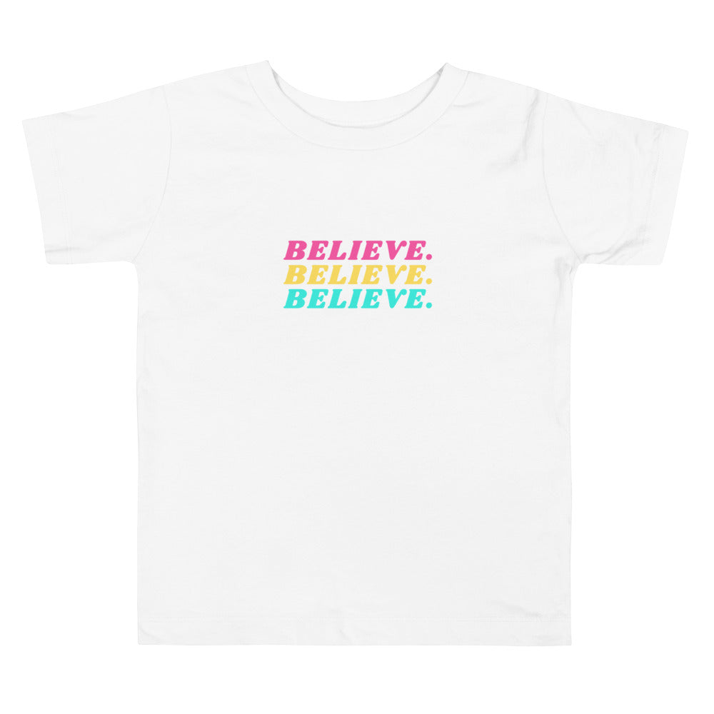 Believe Toddler Short Sleeve Tee