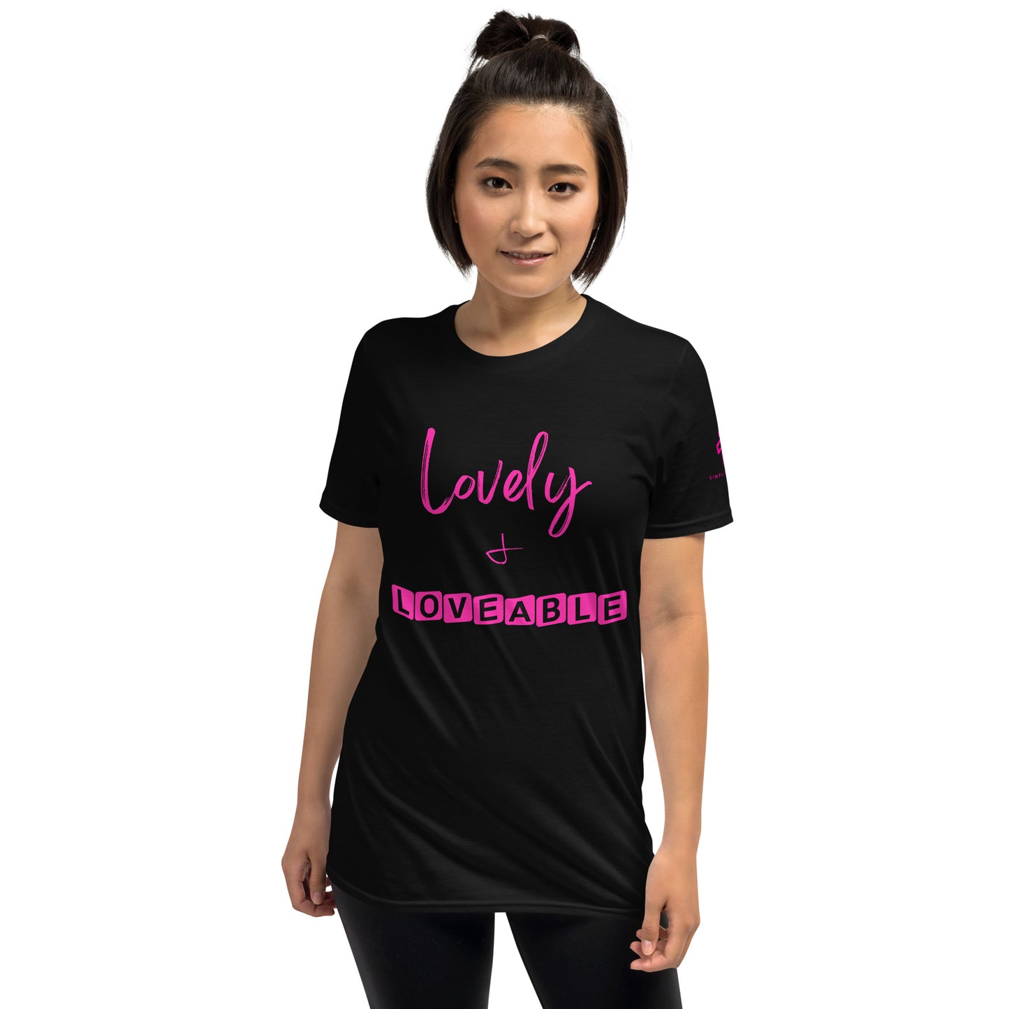 Lovely and Loveable Short-Sleeve Women's T-Shirt