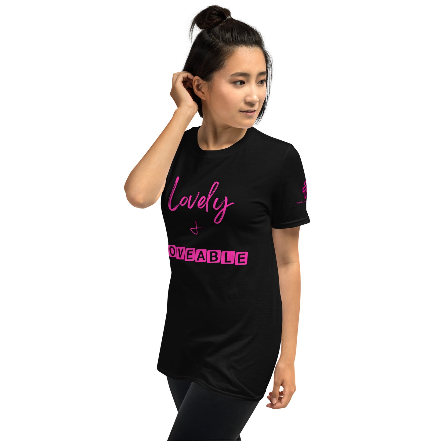 Lovely and Loveable Short-Sleeve Women's T-Shirt