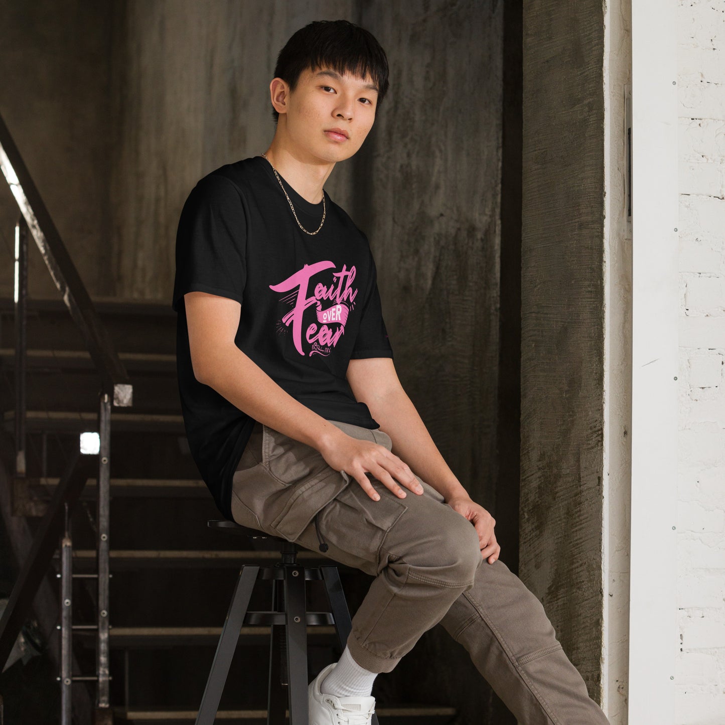 Faith over Fear Short-Sleeve Unisex T-Shirt