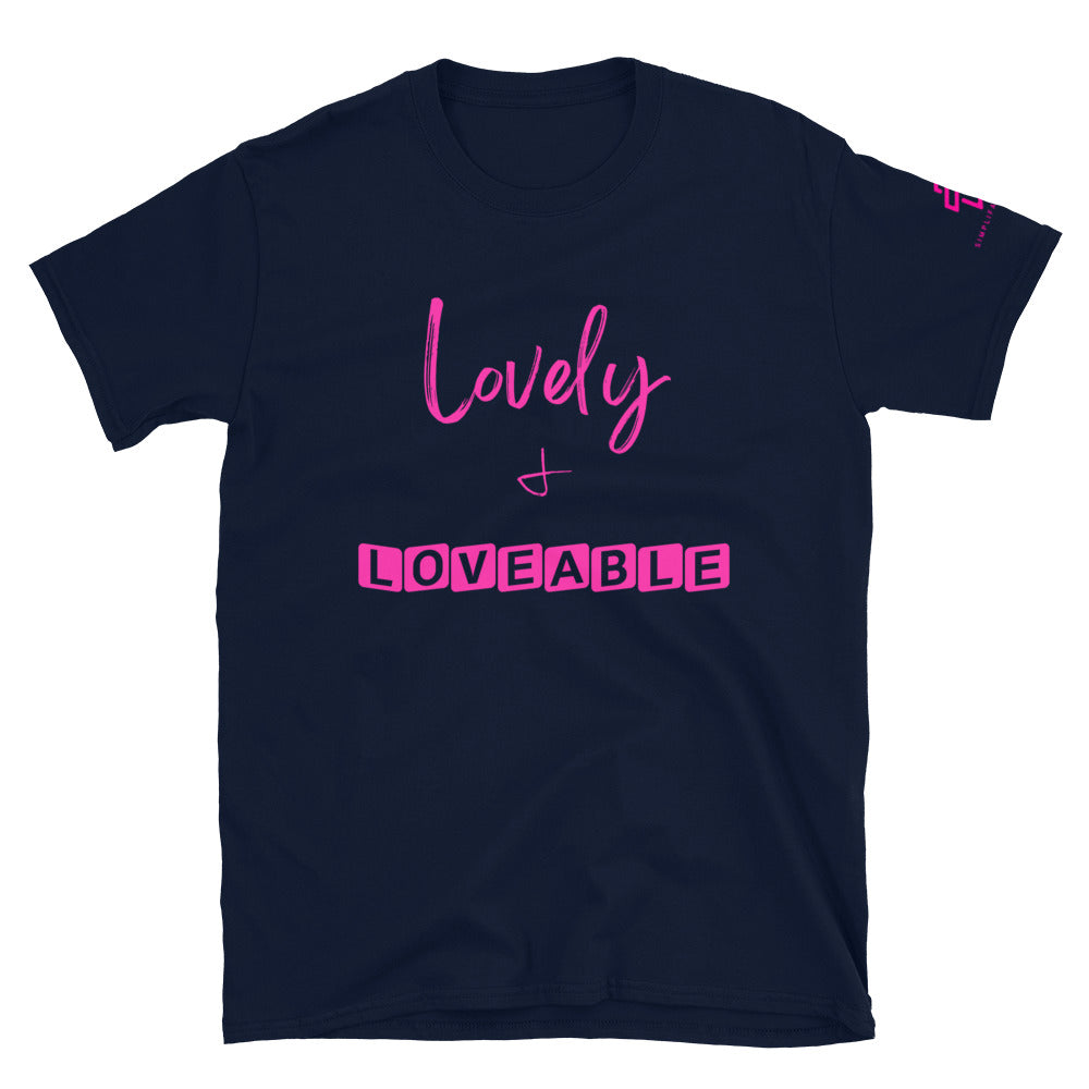Lovely and Loveable Short-Sleeve Women's T-Shirt