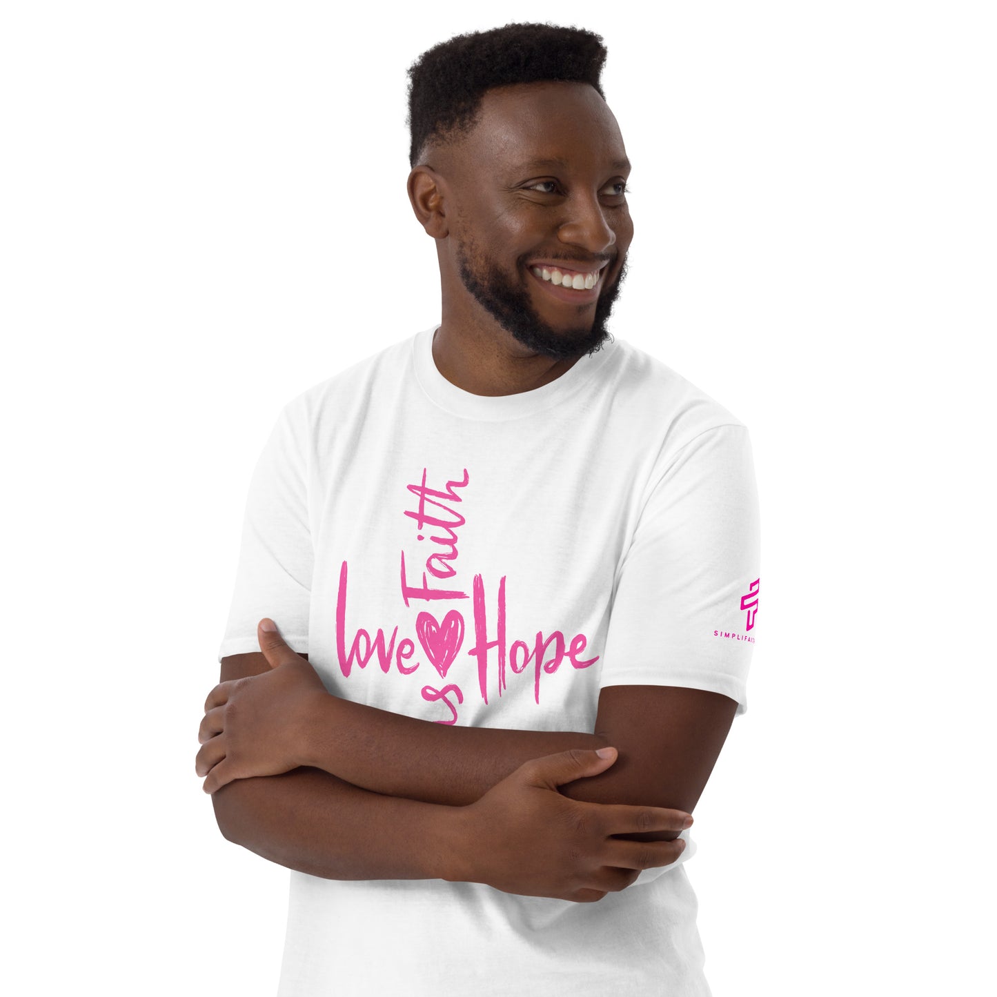 Faith, Love, Hope, Jesus Short-Sleeve Unisex T-Shirt