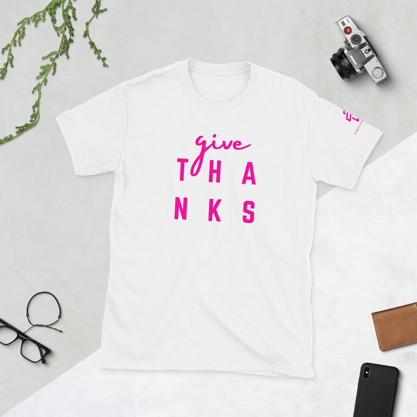 Give Thanks Short-Sleeve Unisex T-Shirt
