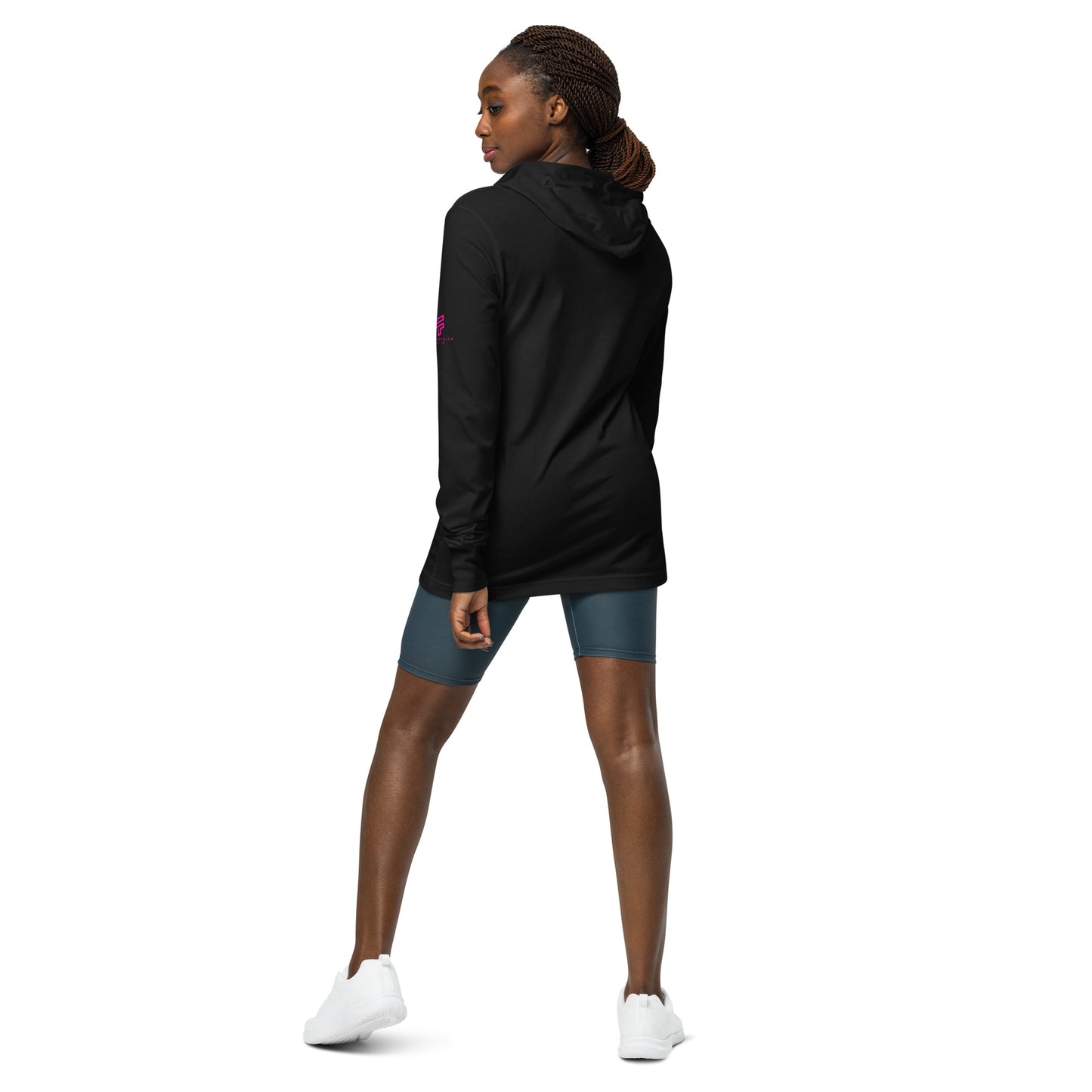 Faith Hooded long-sleeve tee