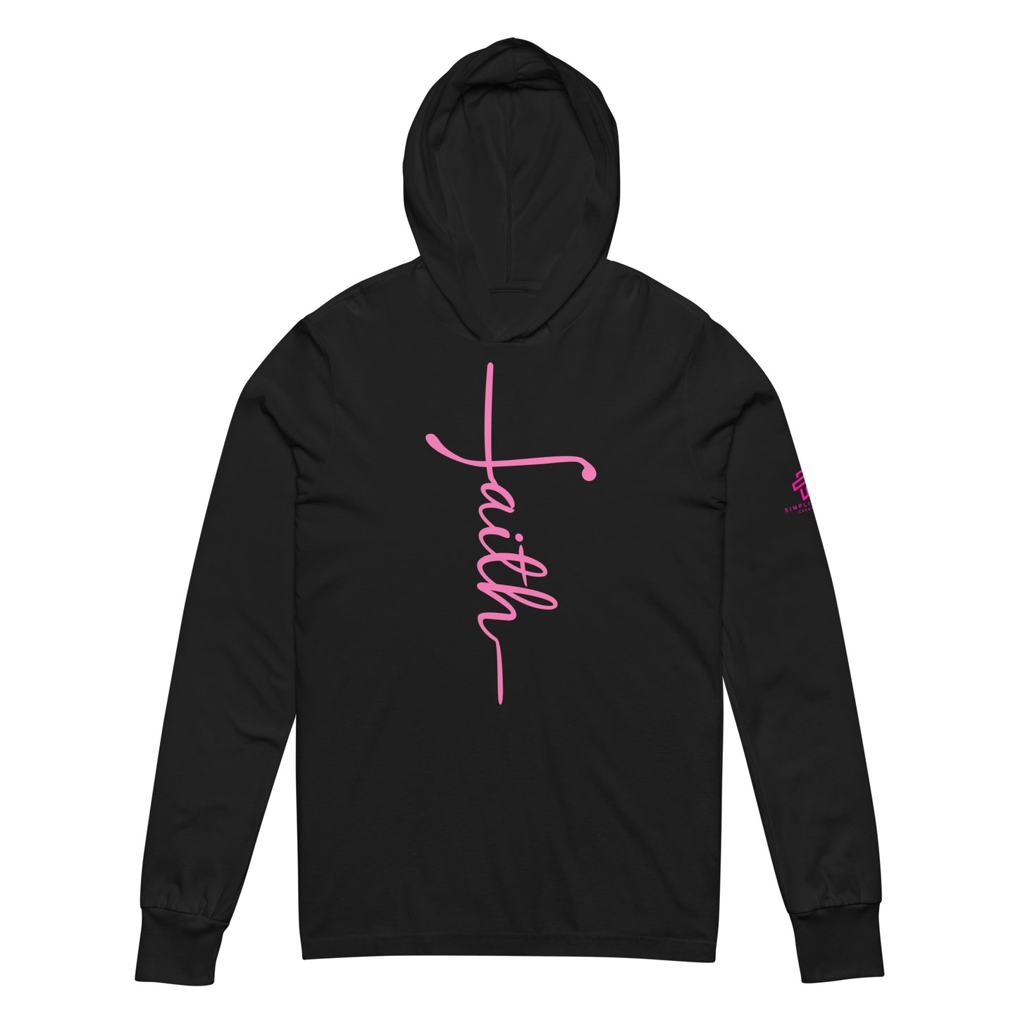 Faith Hooded long-sleeve tee