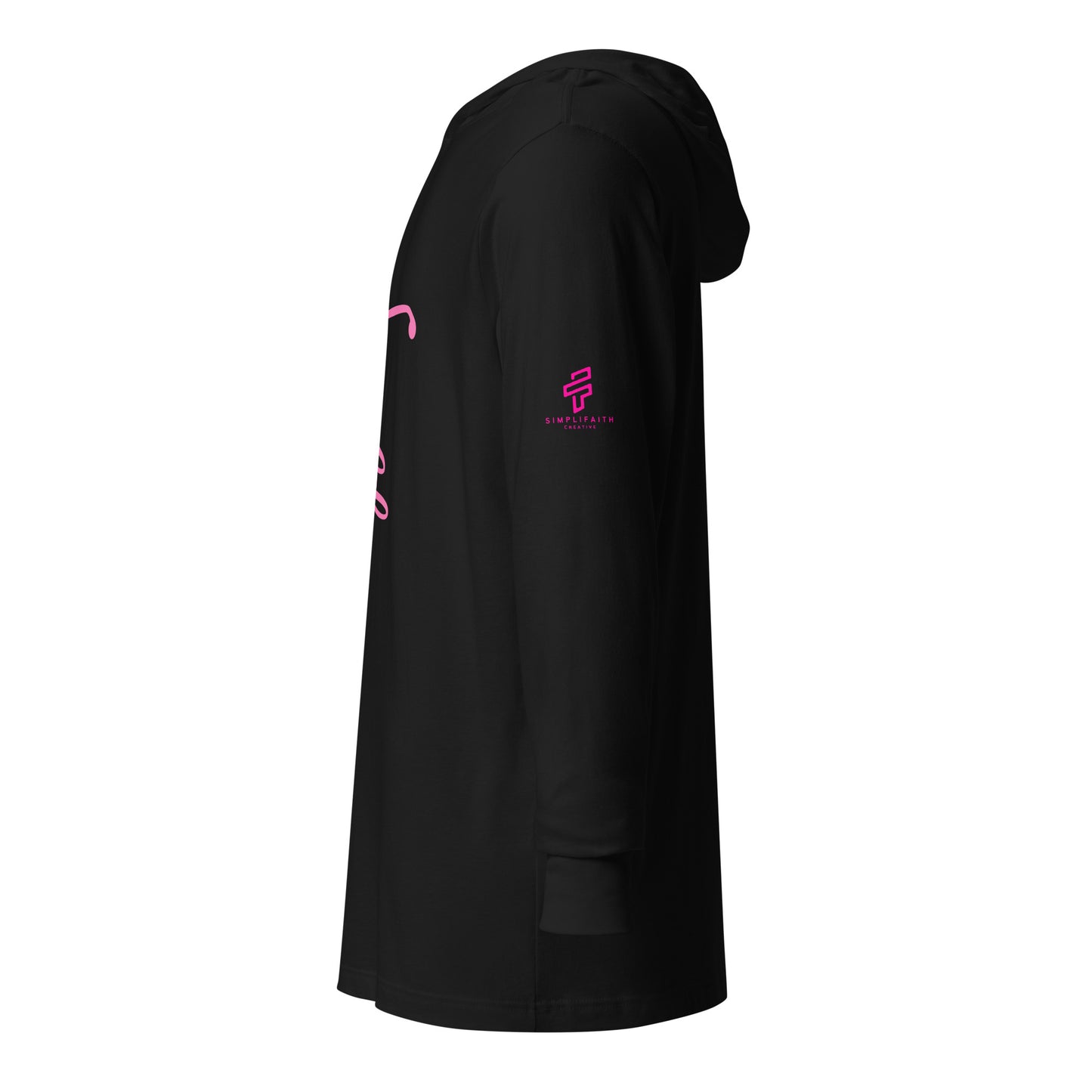 Faith Hooded long-sleeve tee