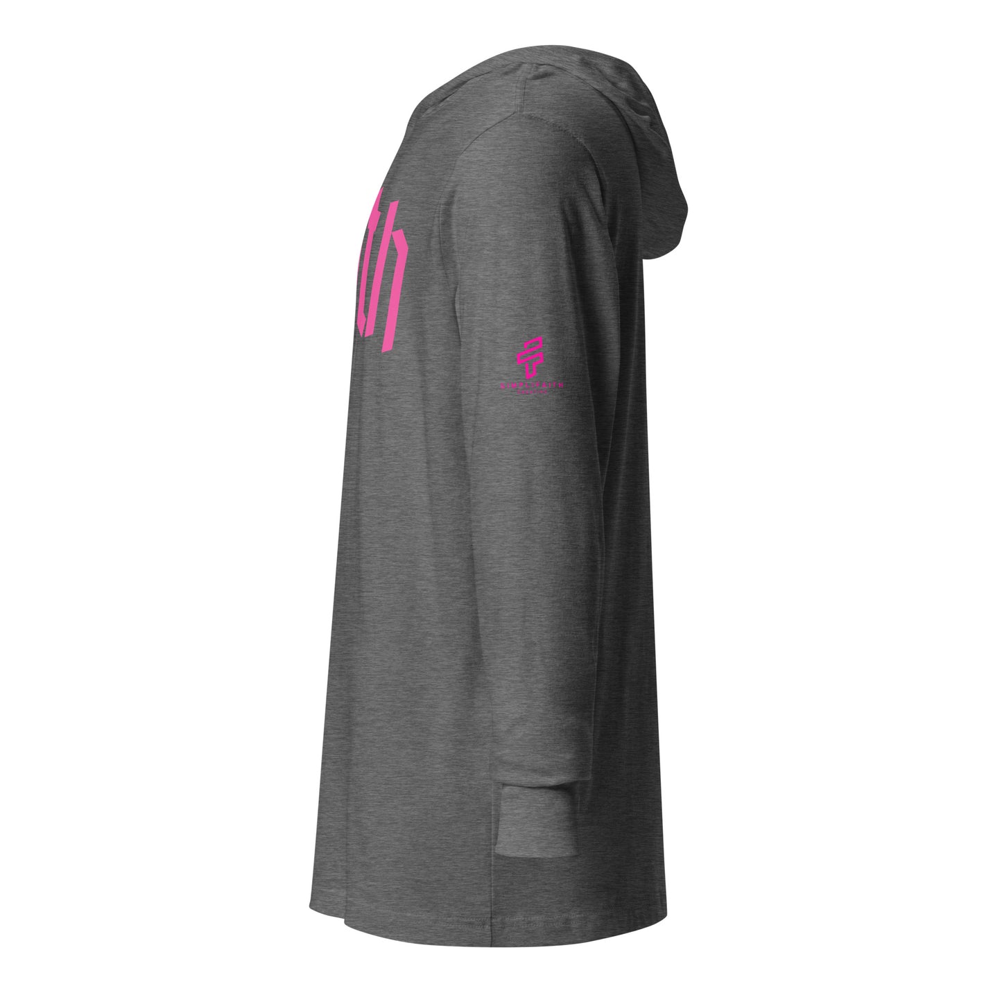 Faith Hooded long-sleeve tee