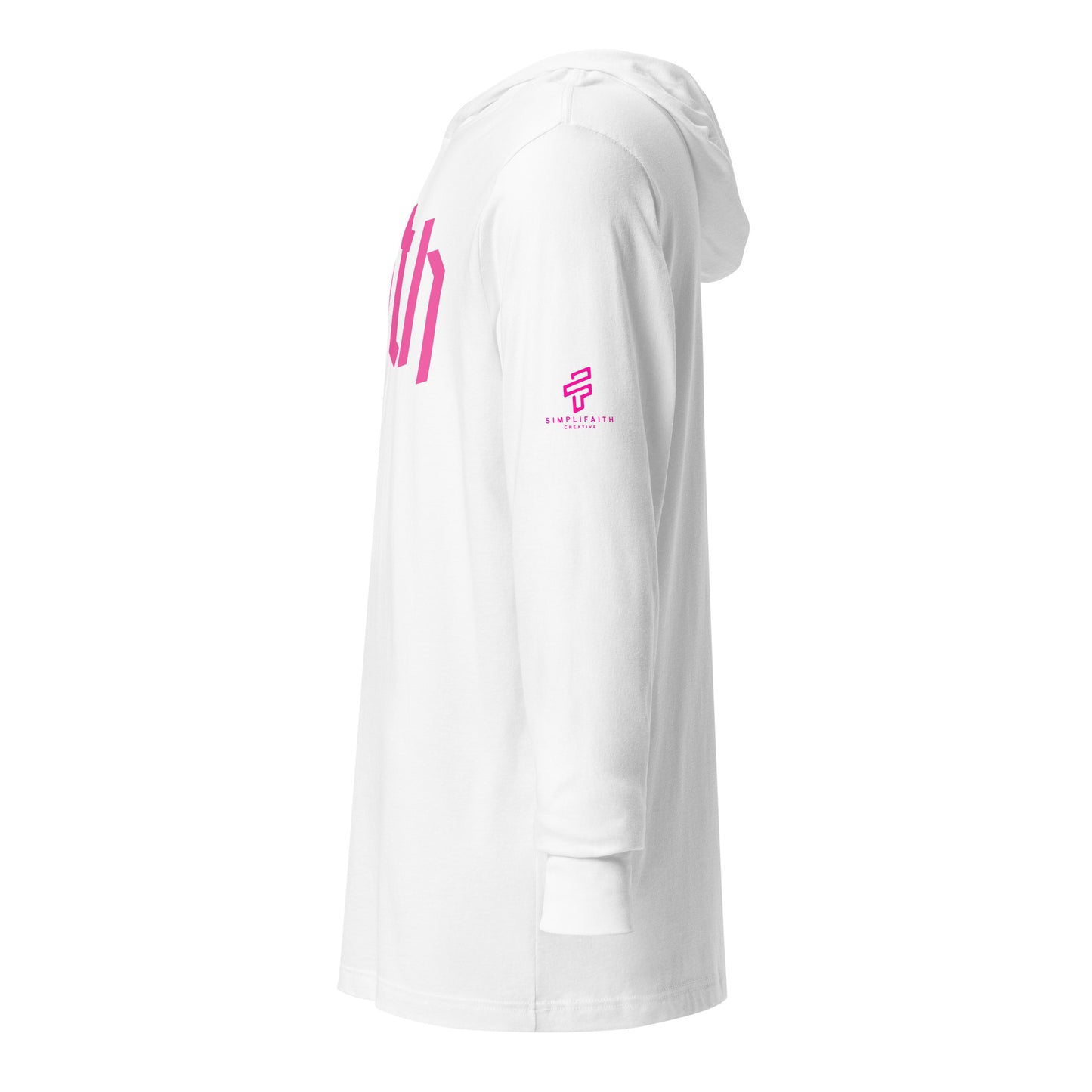 Faith Hooded long-sleeve tee