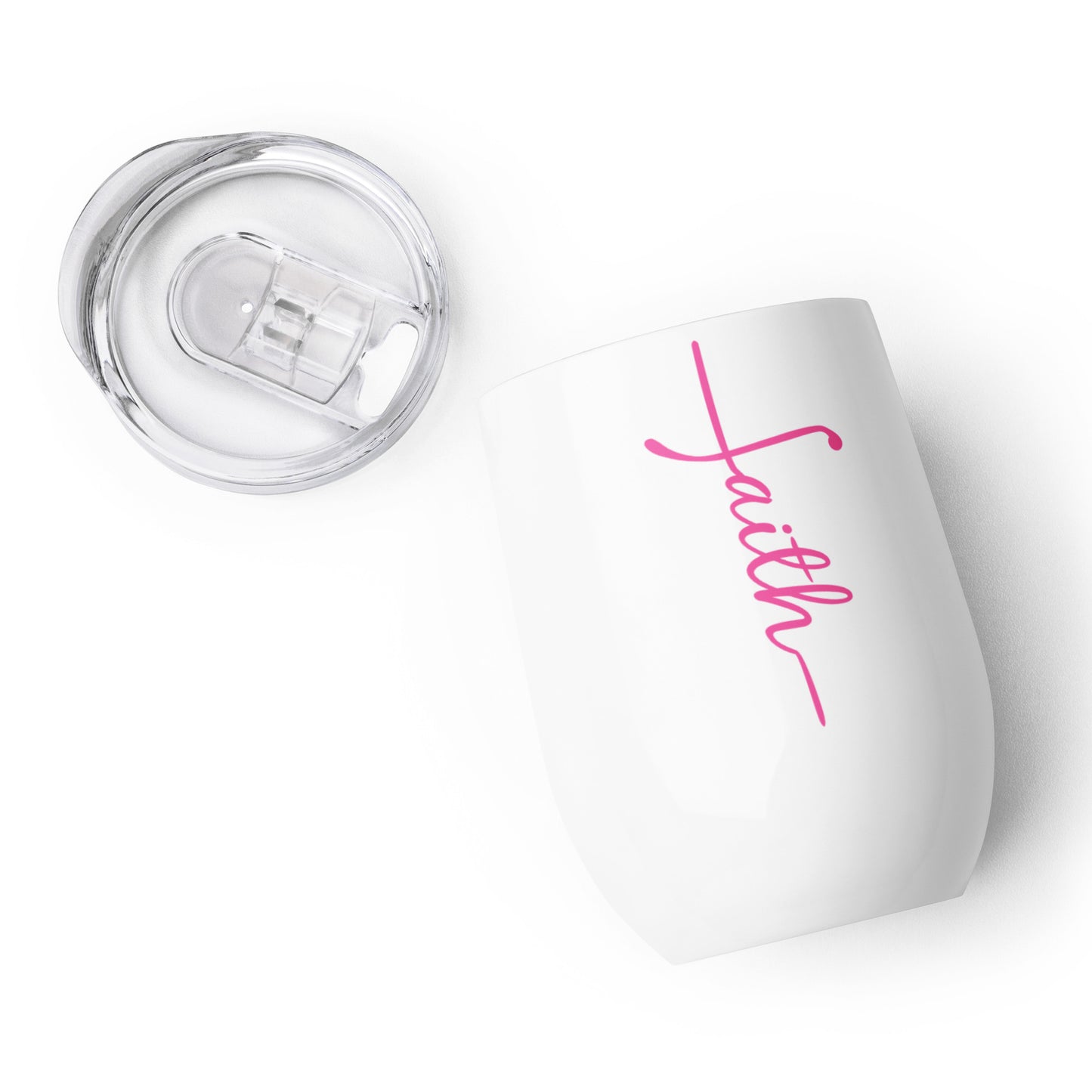 Faith Wine tumbler