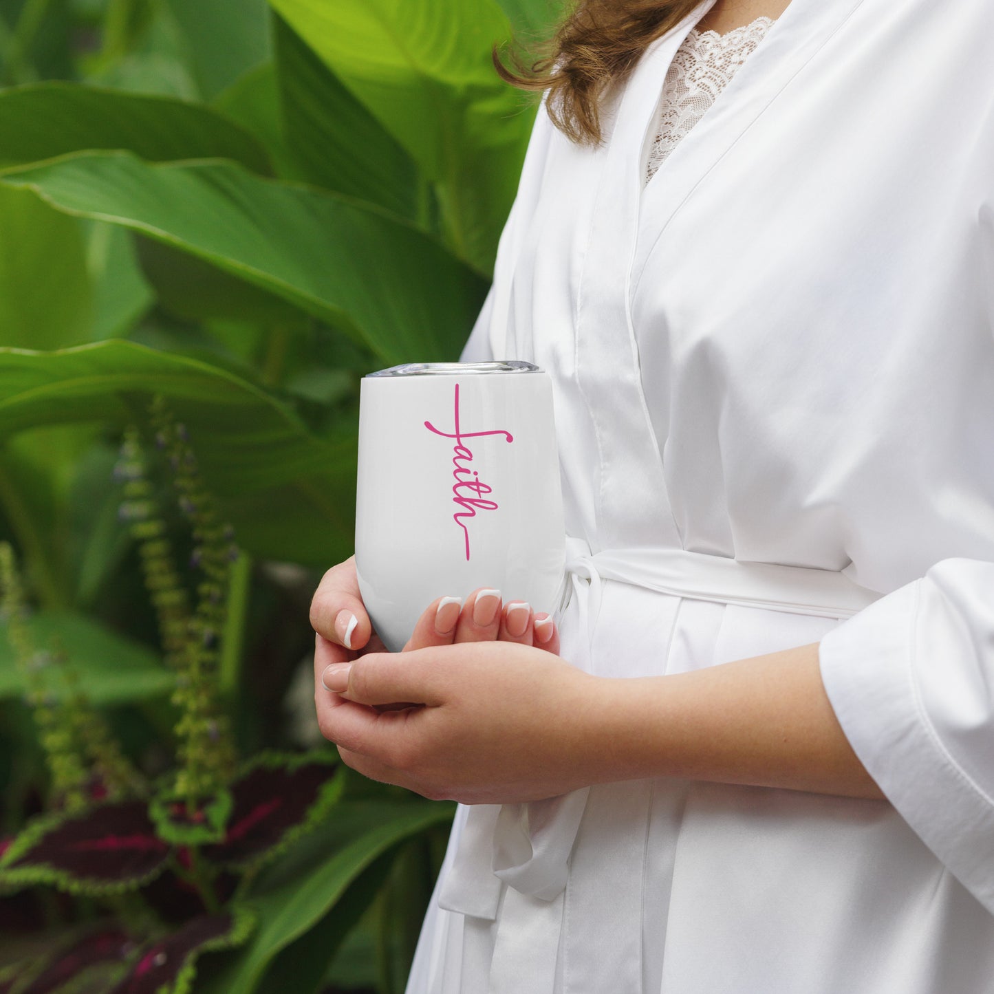 Faith Wine tumbler