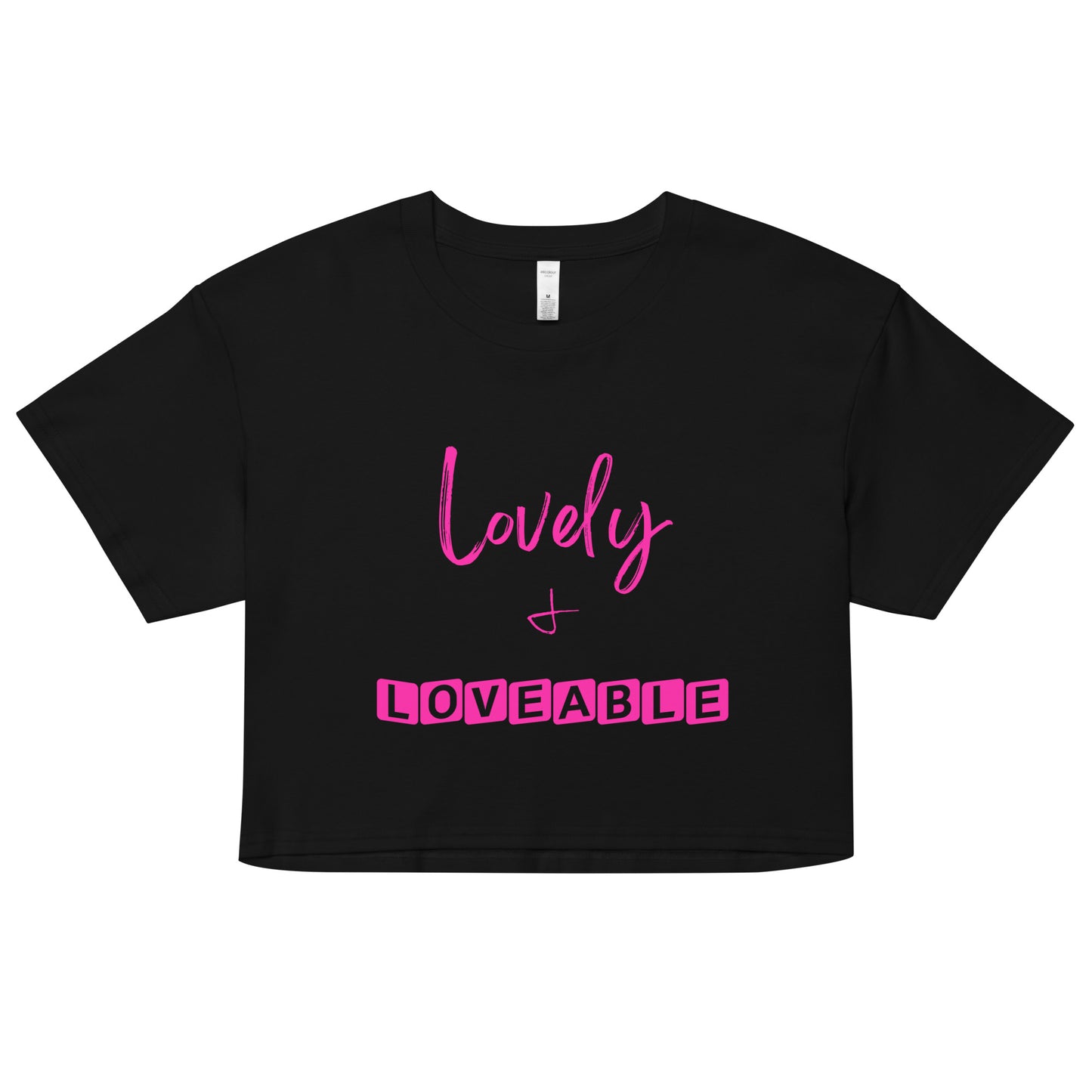 Lovely & Loveable Women’s crop top