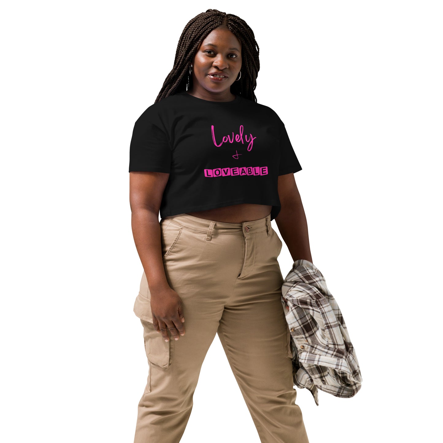 Lovely & Loveable Women’s crop top