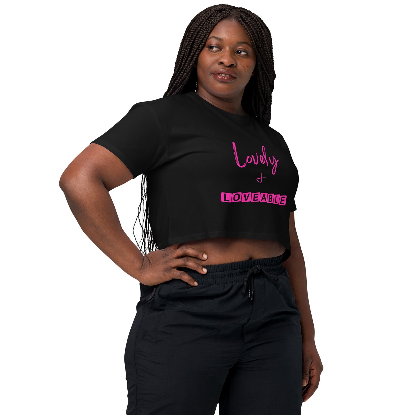Lovely & Loveable Women’s crop top