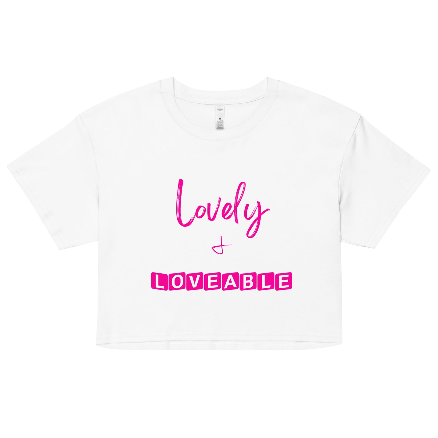 Lovely & Loveable Women’s crop top