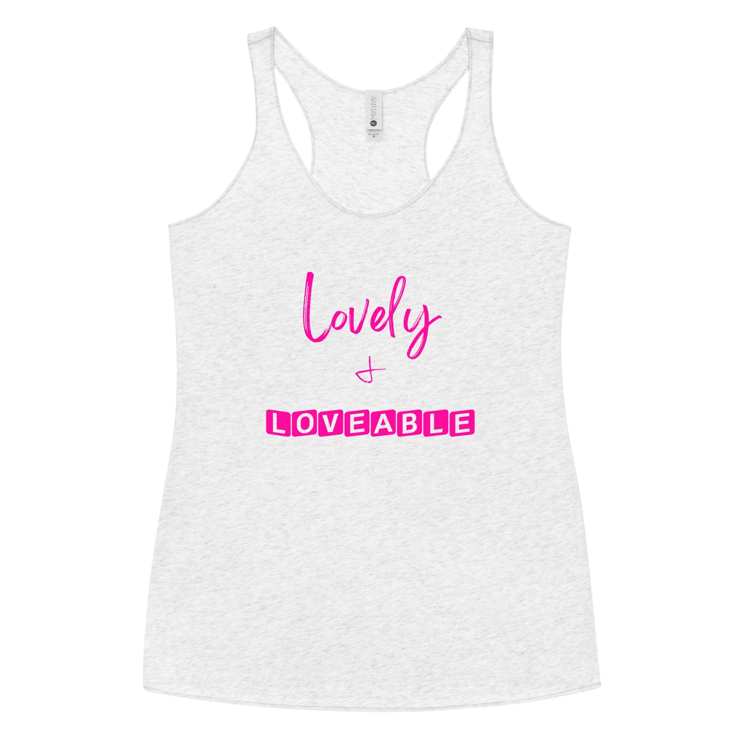Lovely & Loveable Women's Racerback Tank