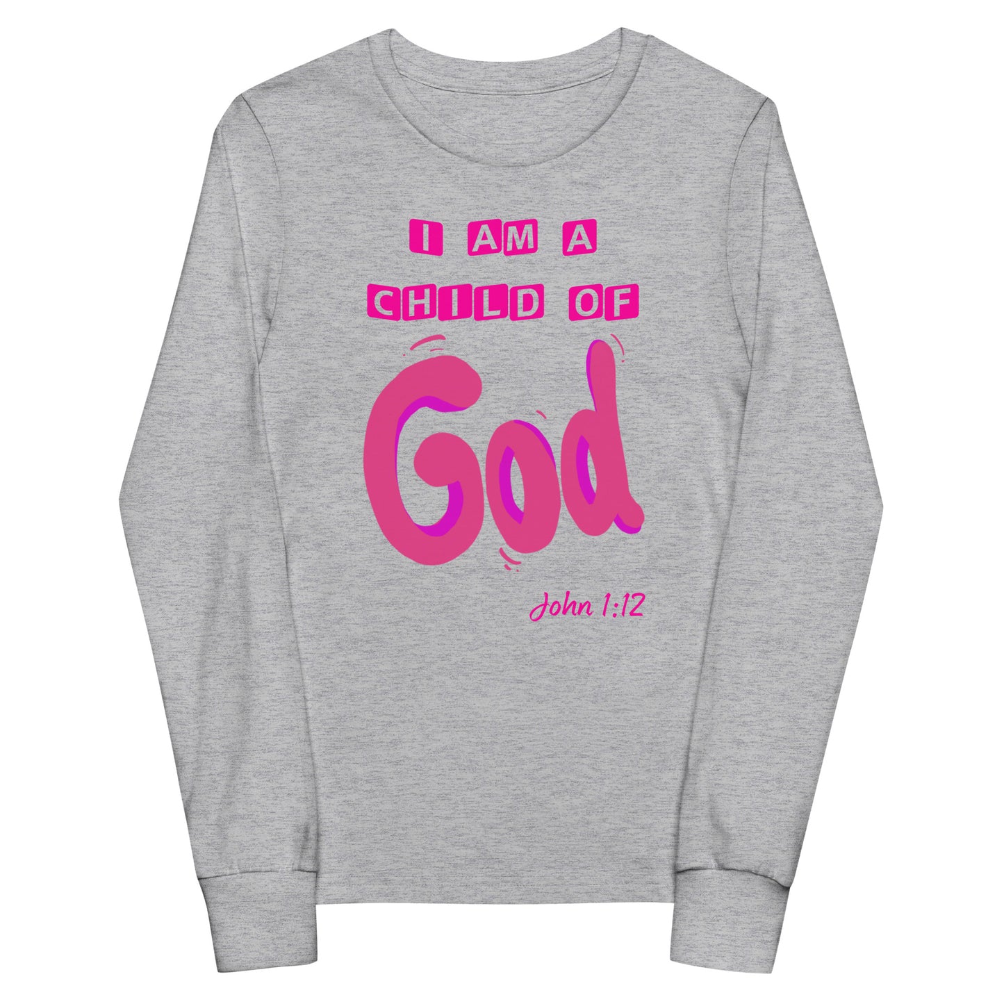 I am a child of God Youth long sleeve tee