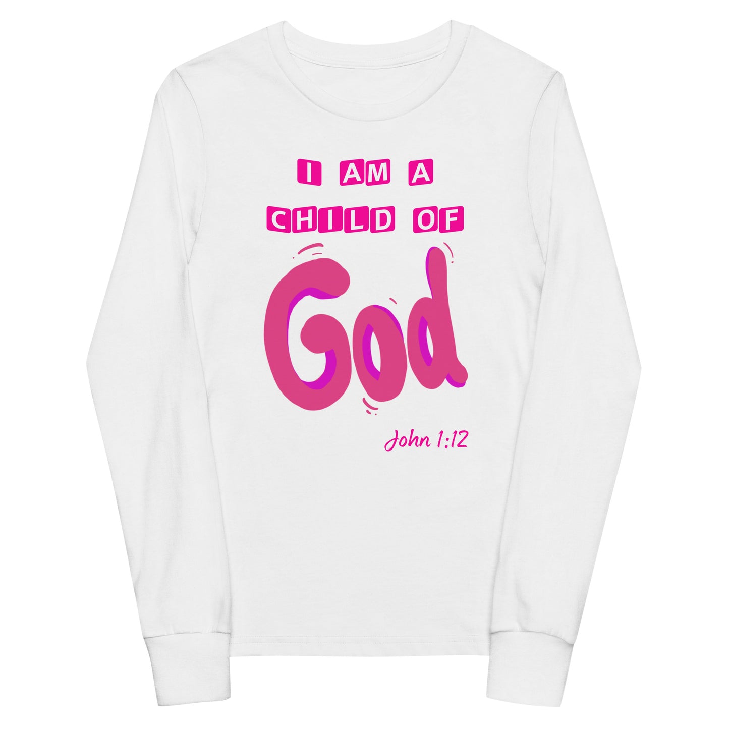 I am a child of God Youth long sleeve tee