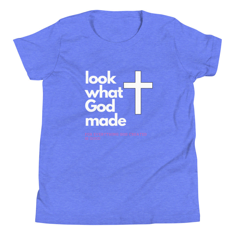 Look what God Made Youth Short Sleeve T-Shirt